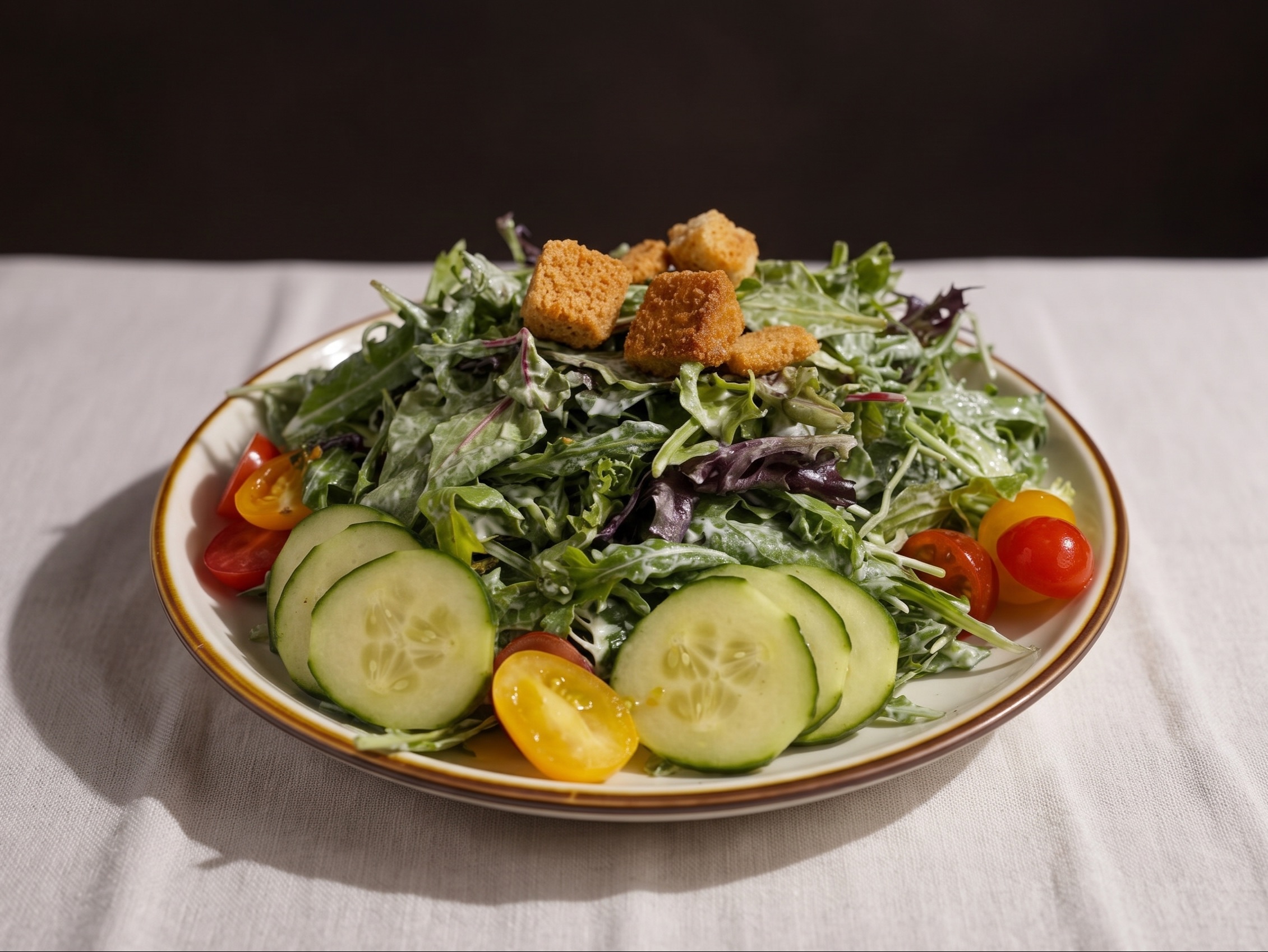 House Salad With Filet.