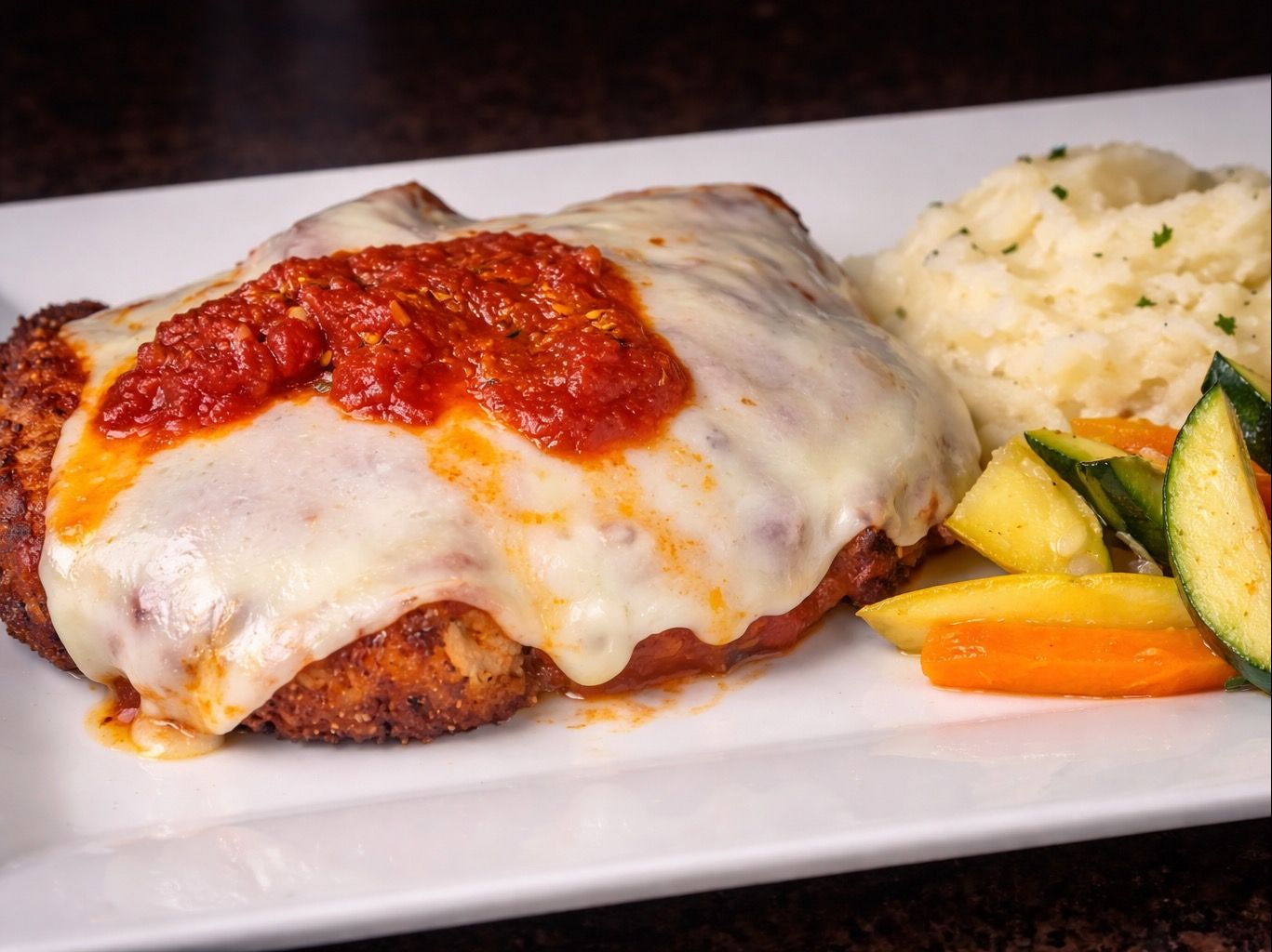 Chicken Parmigiana.