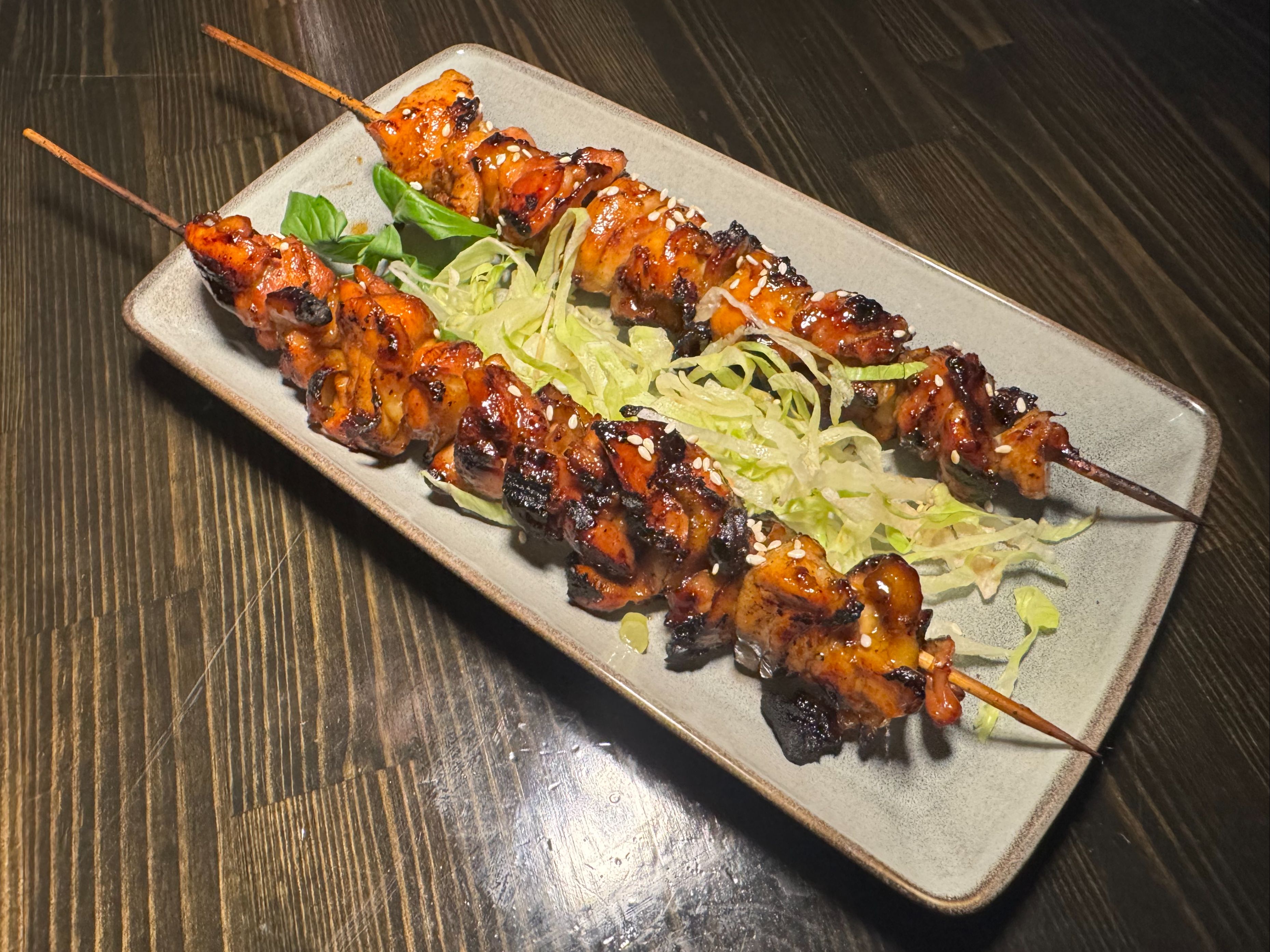 SKEWERS - SWEET SOY CHICKEN.