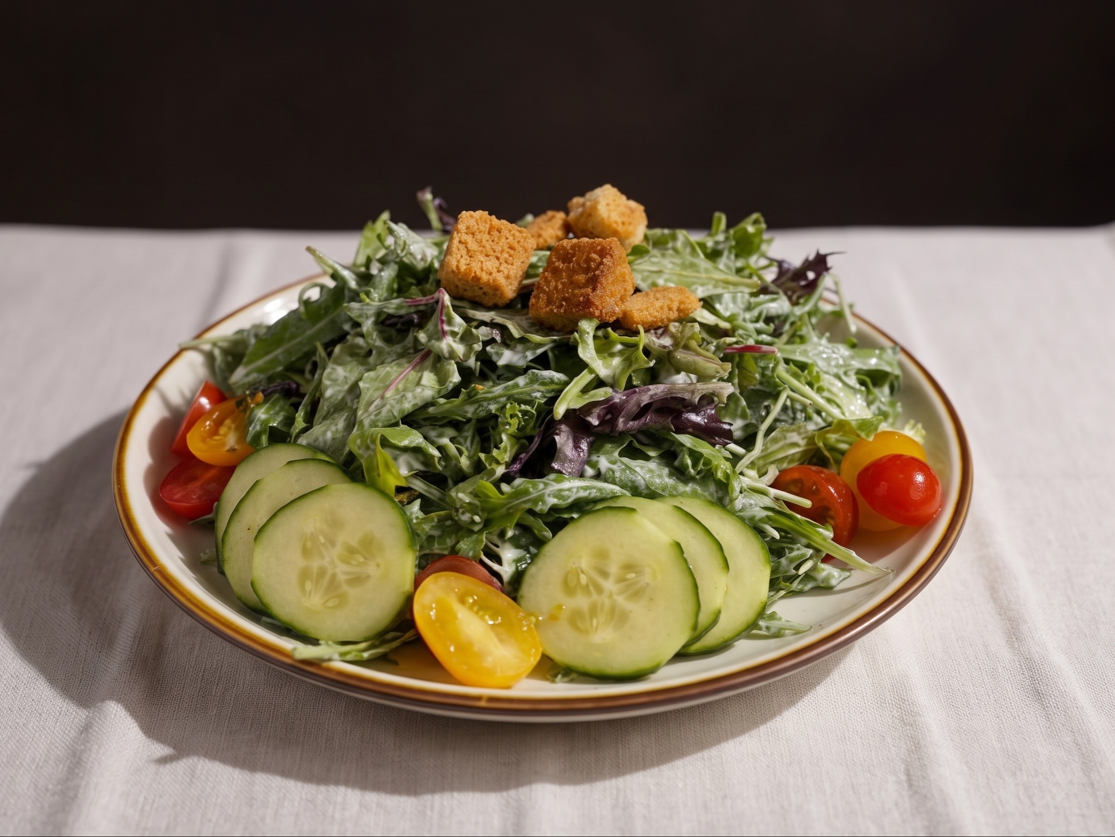 House Salad With Ahi.