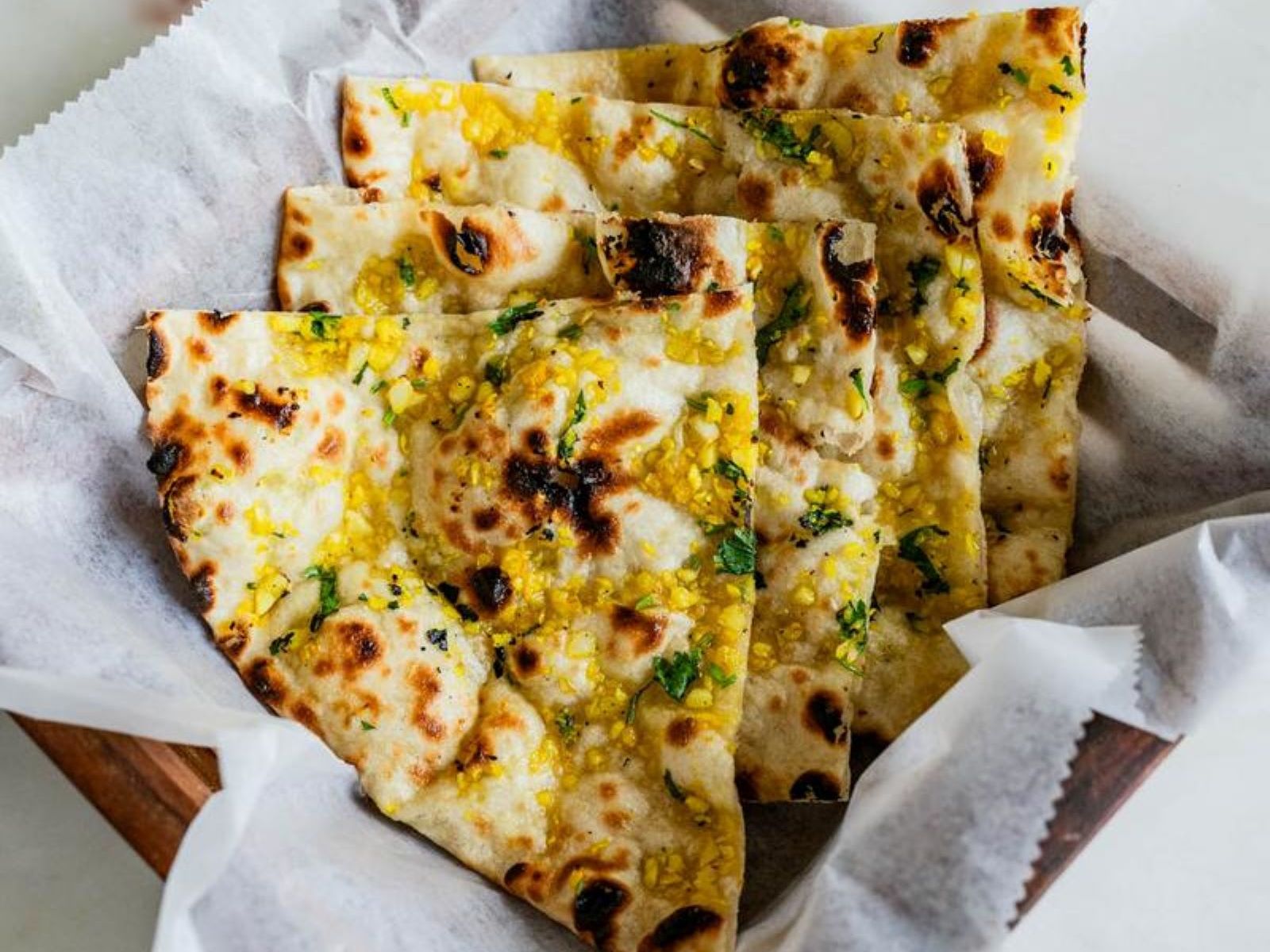 Chilly bullet naan.