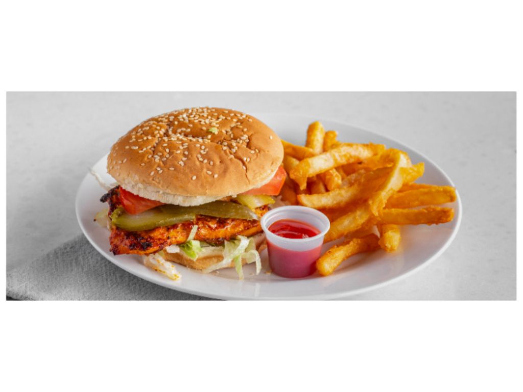 Chicken Filet Burger.