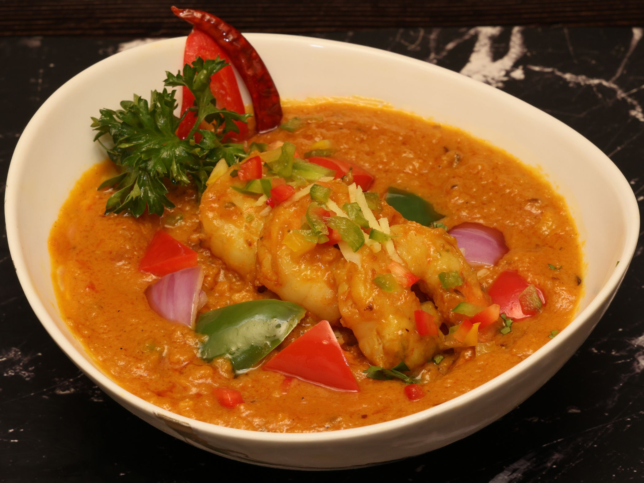 Shrimp Kadai.