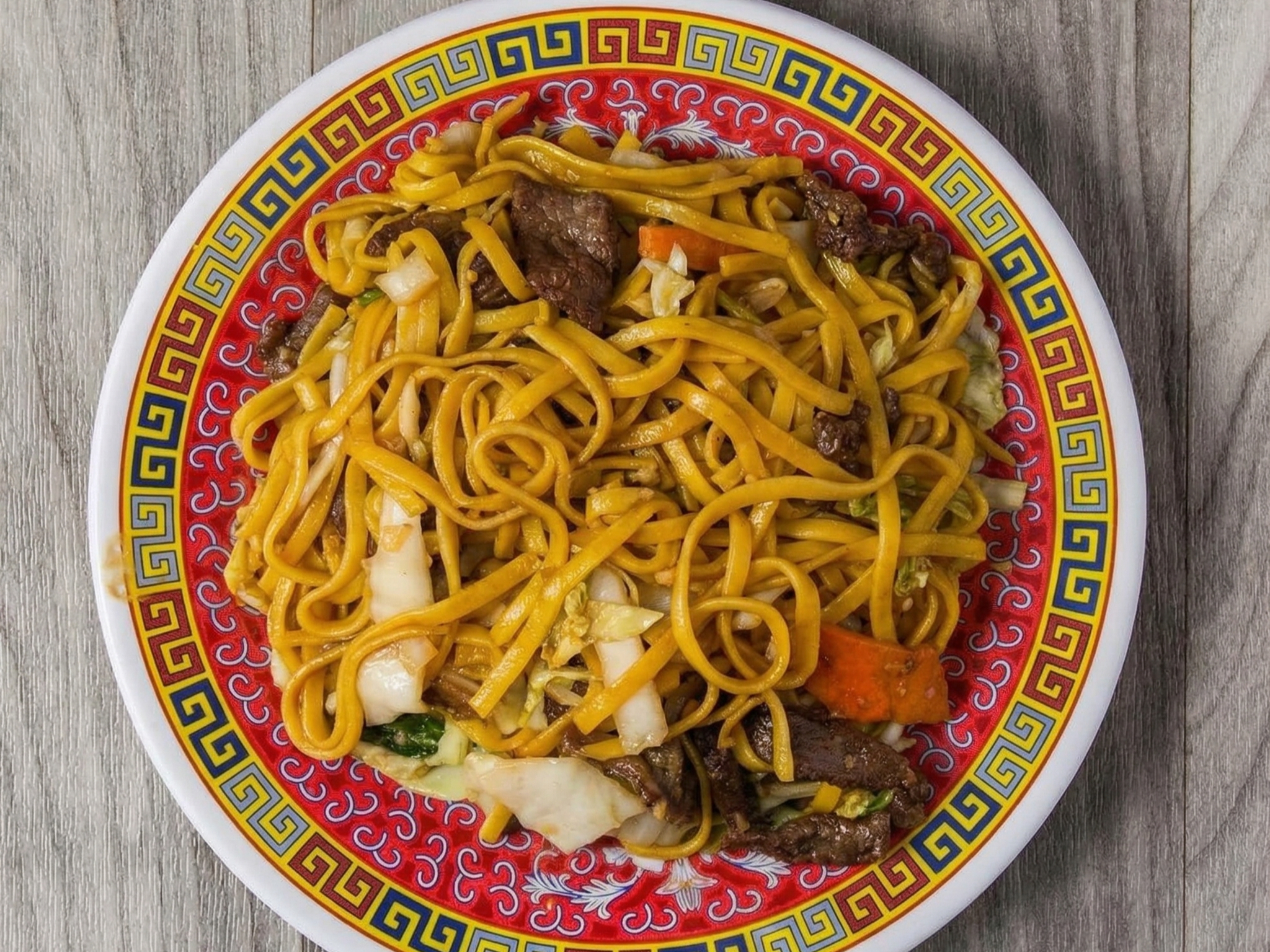 Beef Lo Mein.