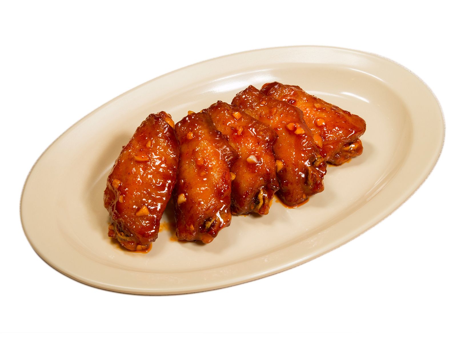 (5pc) Sweet and Spicy Chicken Wings.