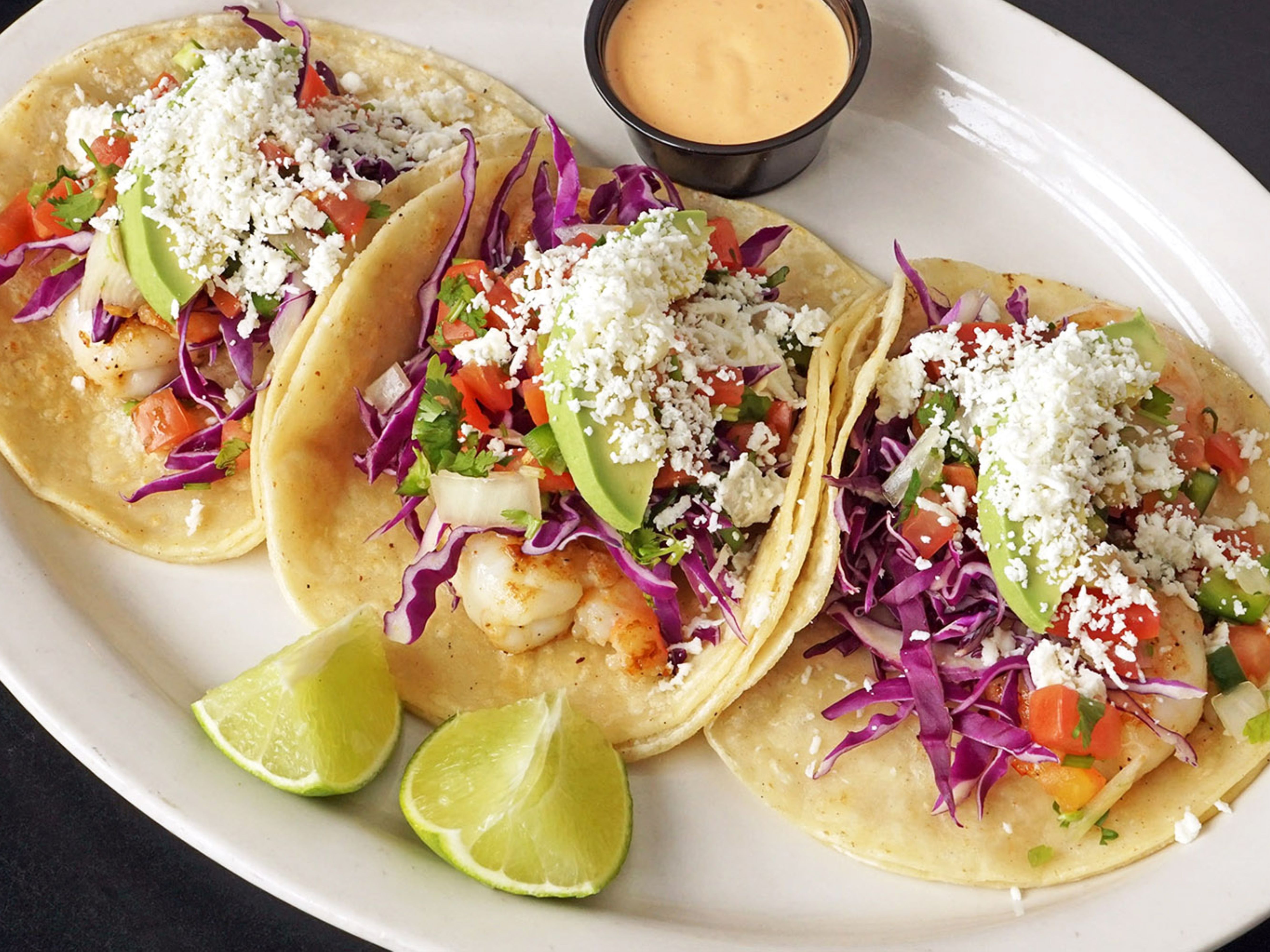 Shrimp Tacos.