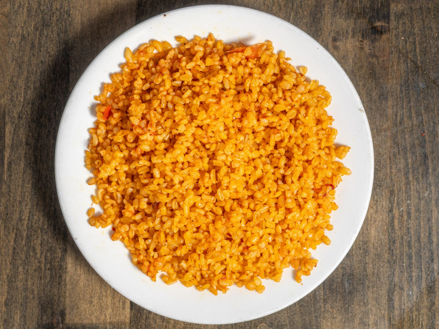 Bulgur rice.