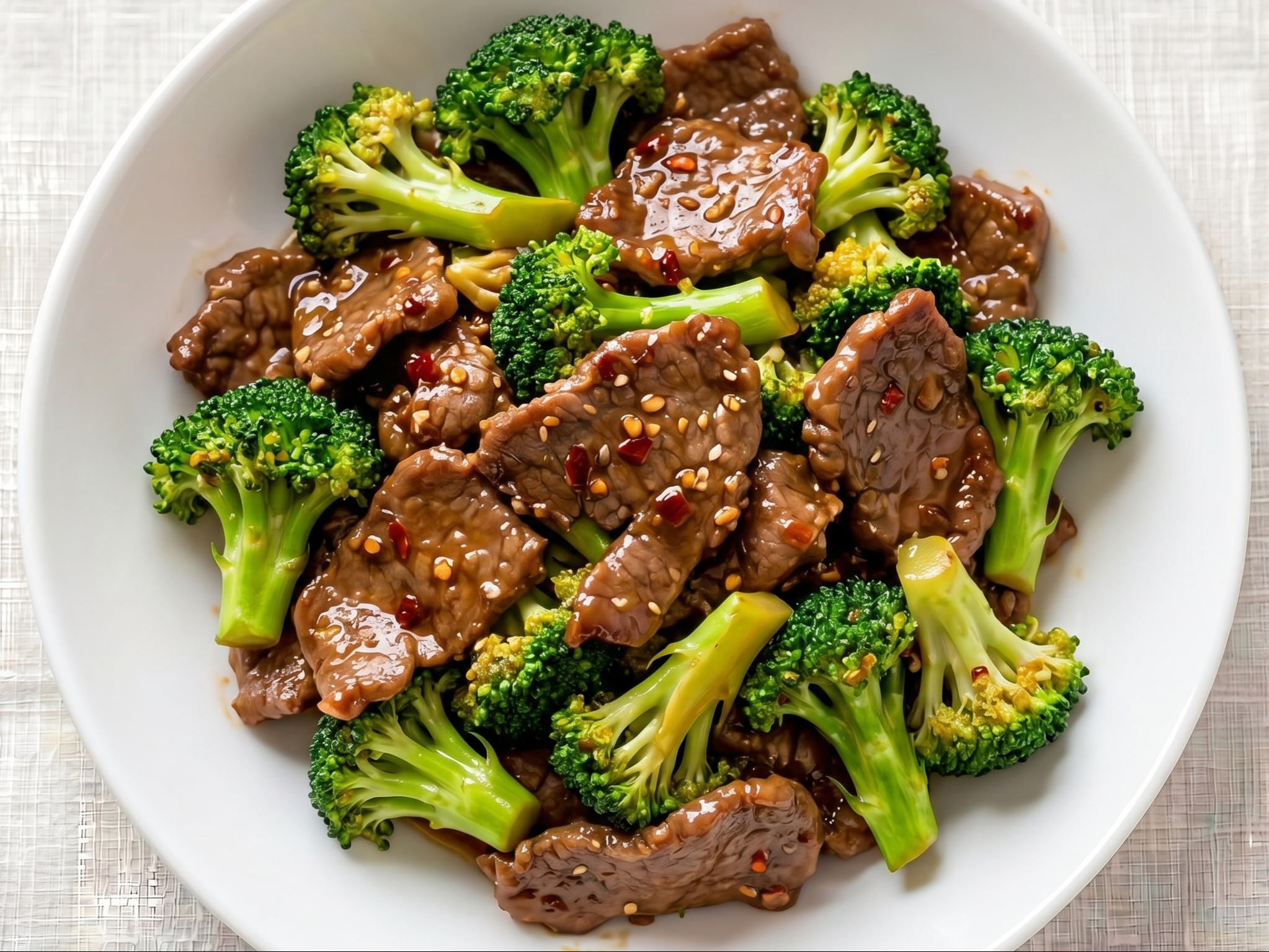 # Beef With Broccoli.