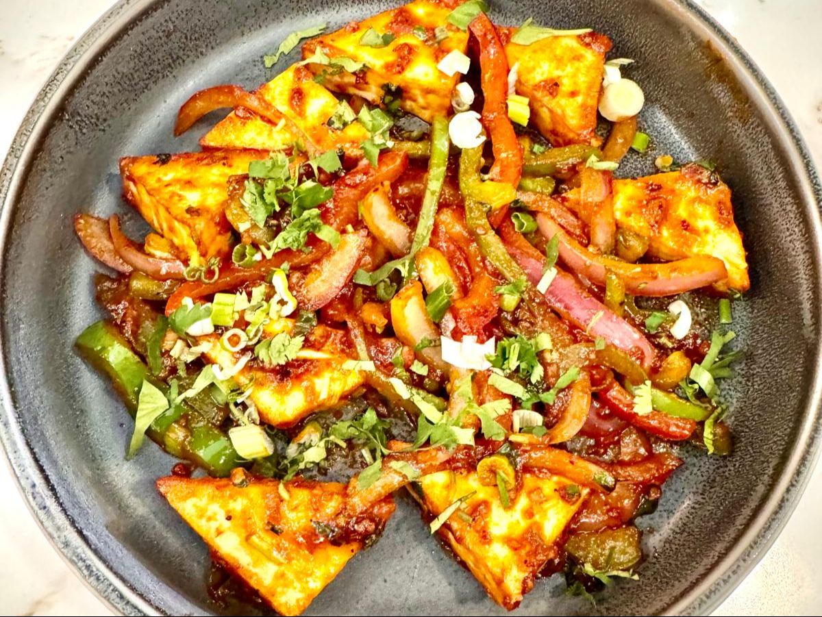 Chilli Paneer.