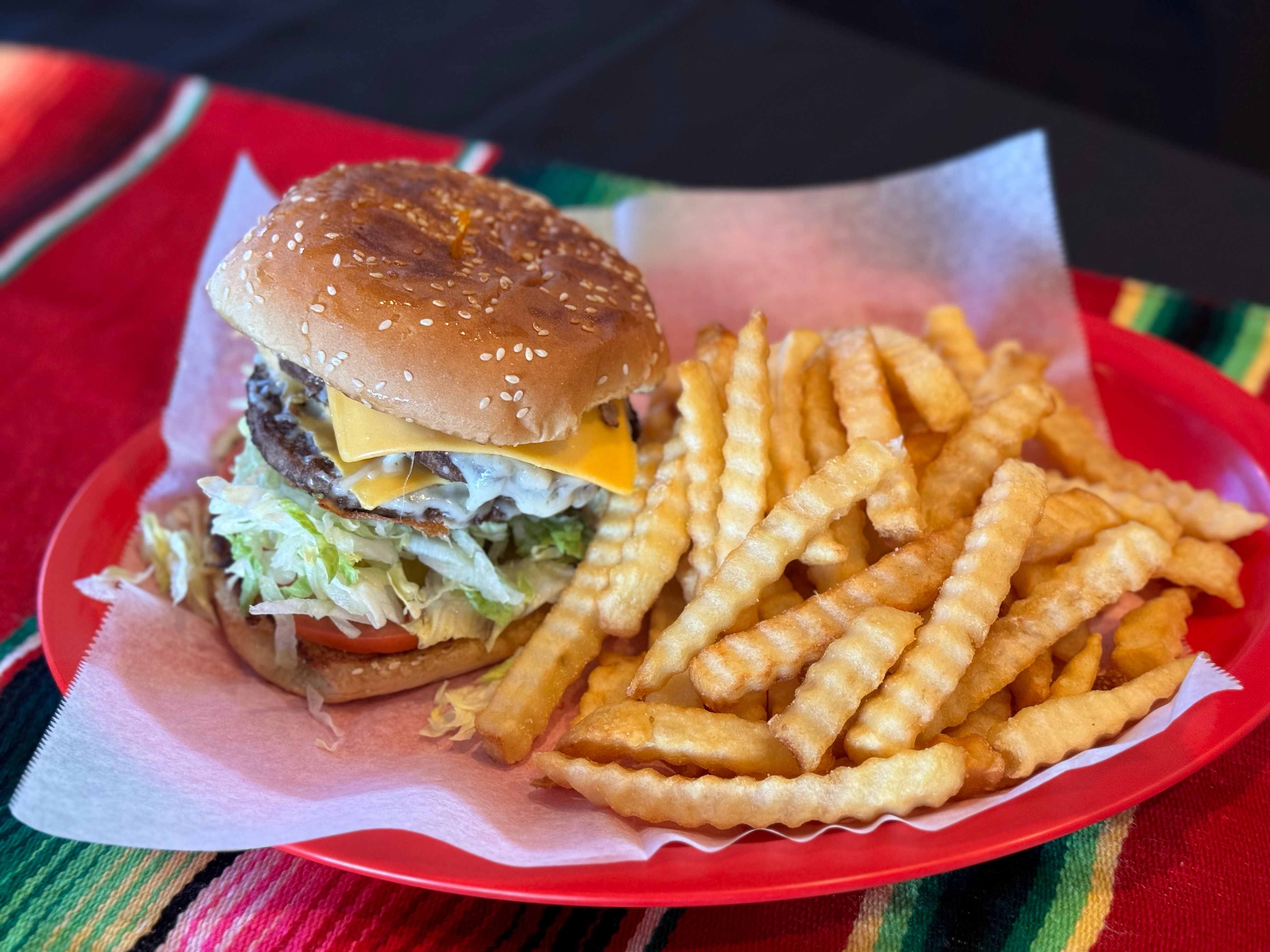 #B Double Cheeseburger.