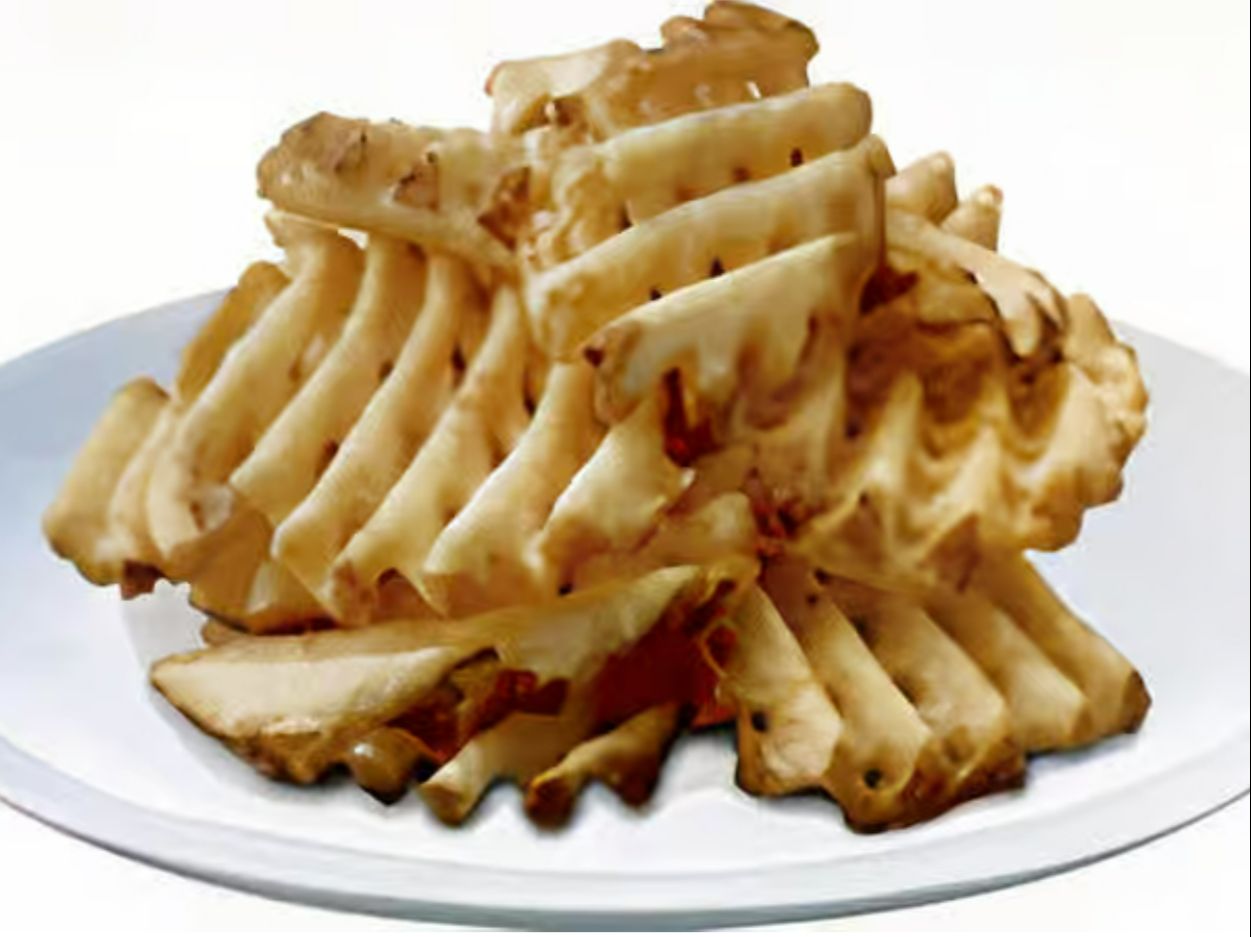 Waffle Cut Fries.