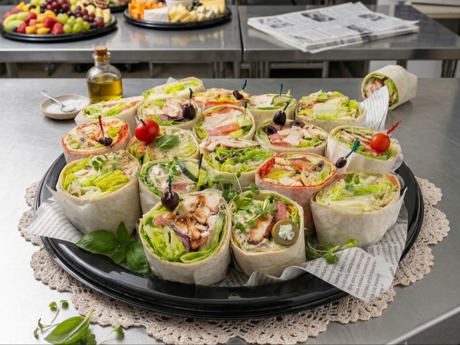 Gourmet Wrap Platter.