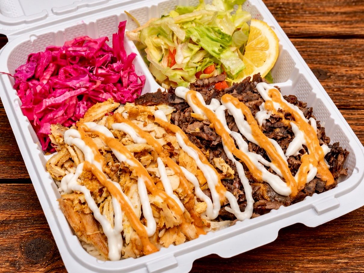 Chicken Shawerma Platter.