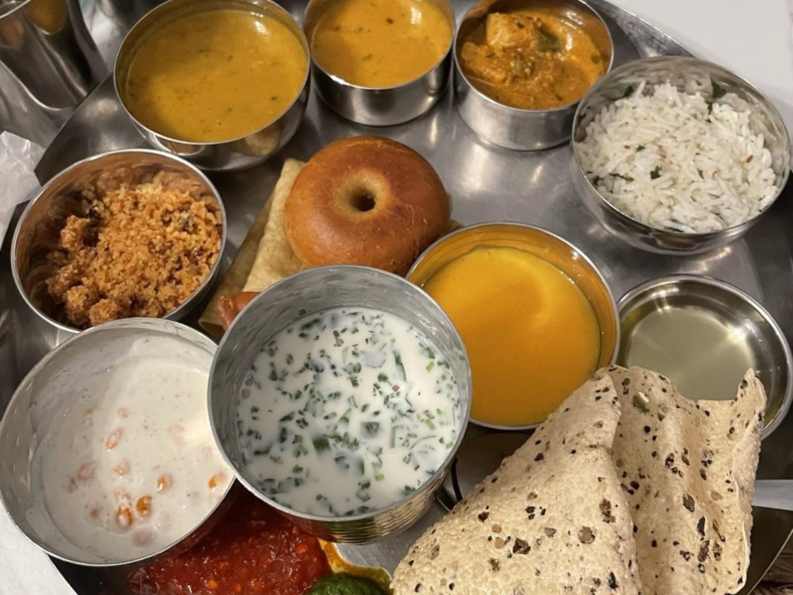 Thali For 1 (Gold).