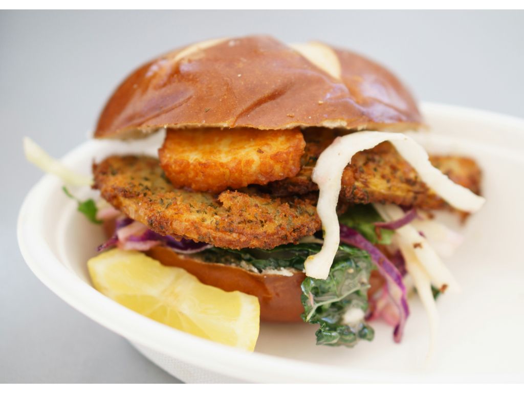 Atlantic Salmon Burger.