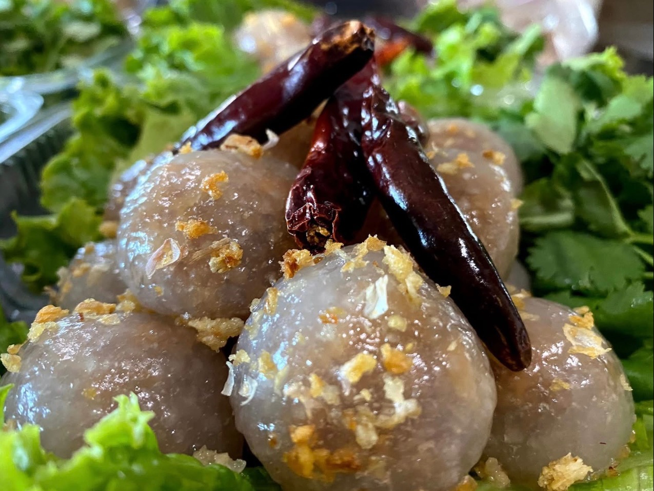 Pork Tapioca Dumplings/Sakoo - 1 week notice.