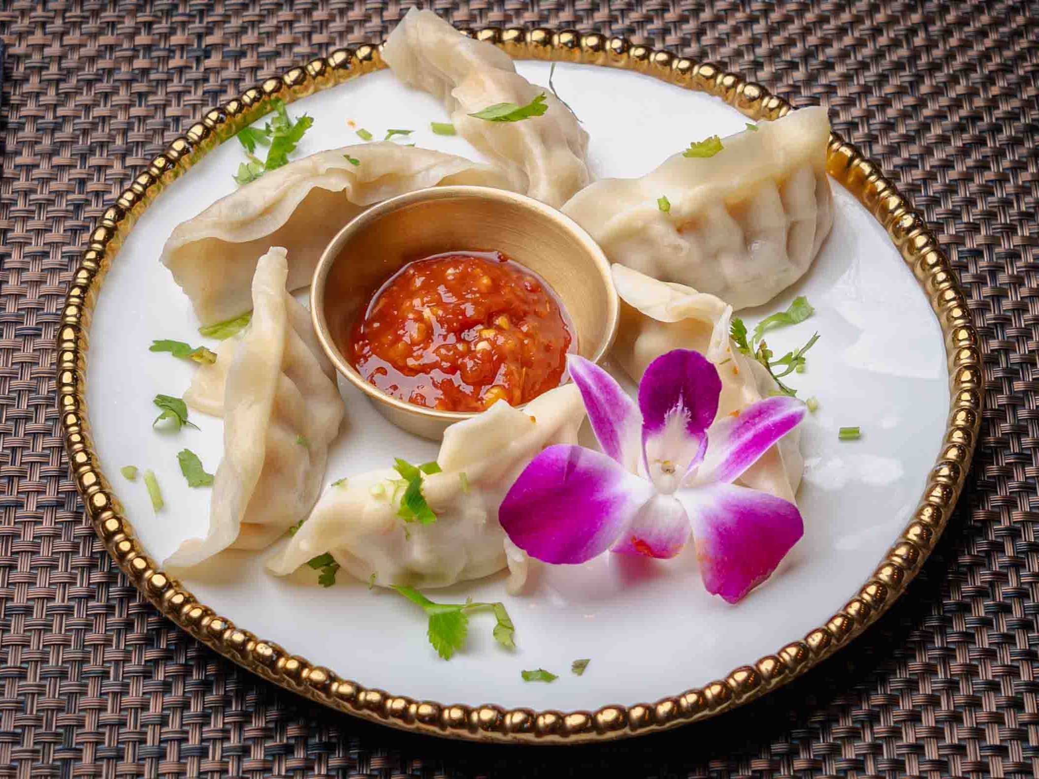Chicken Steamed Dumplings.