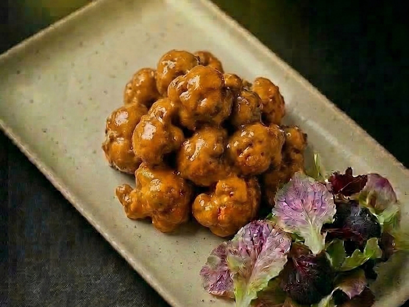 Cauliflower Manchurian.