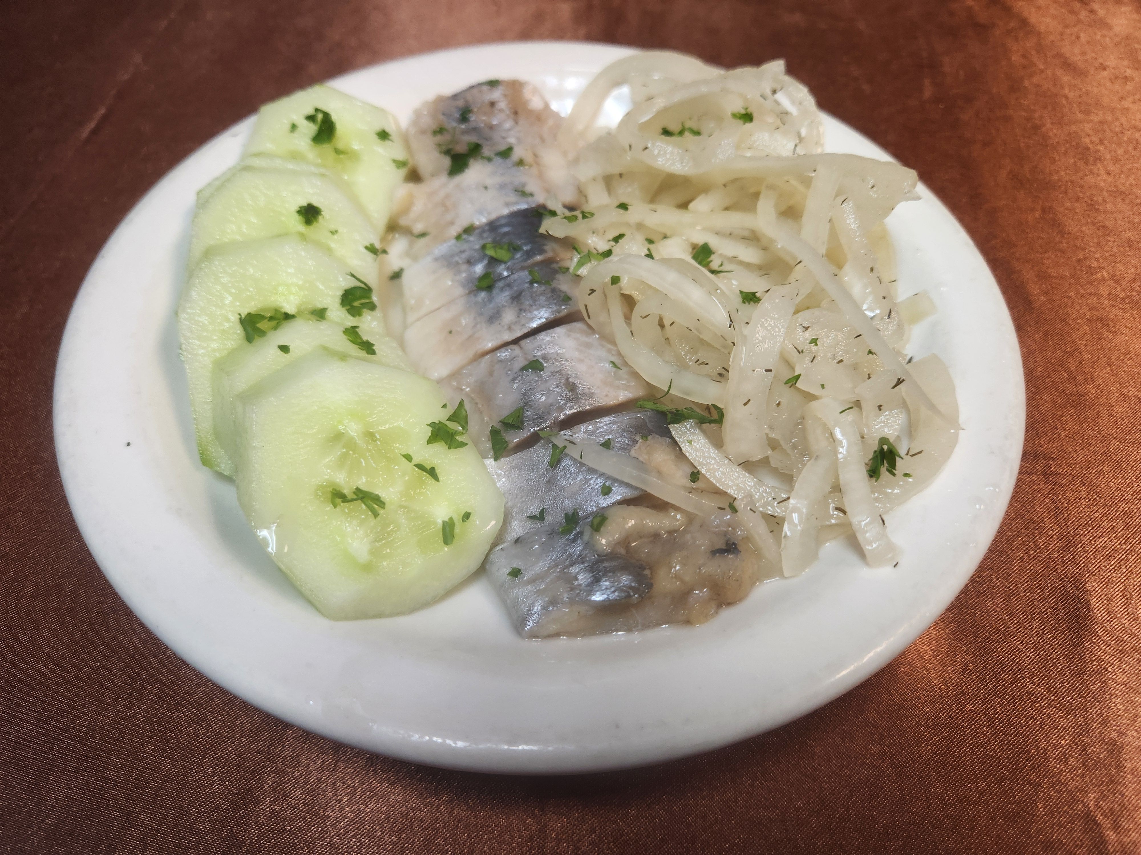 Herring with Onions.