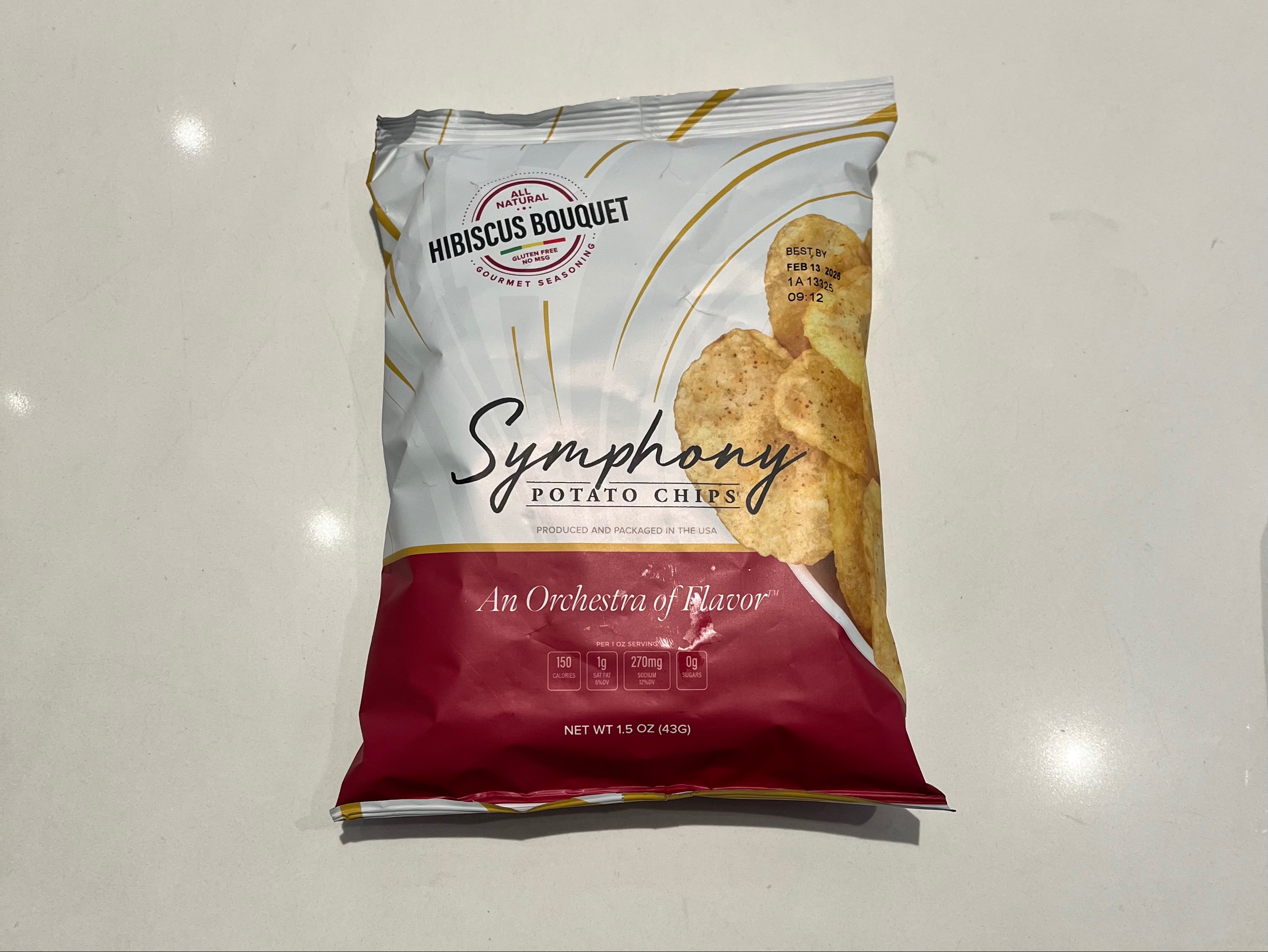 Hibiscus Bouquet Chips.