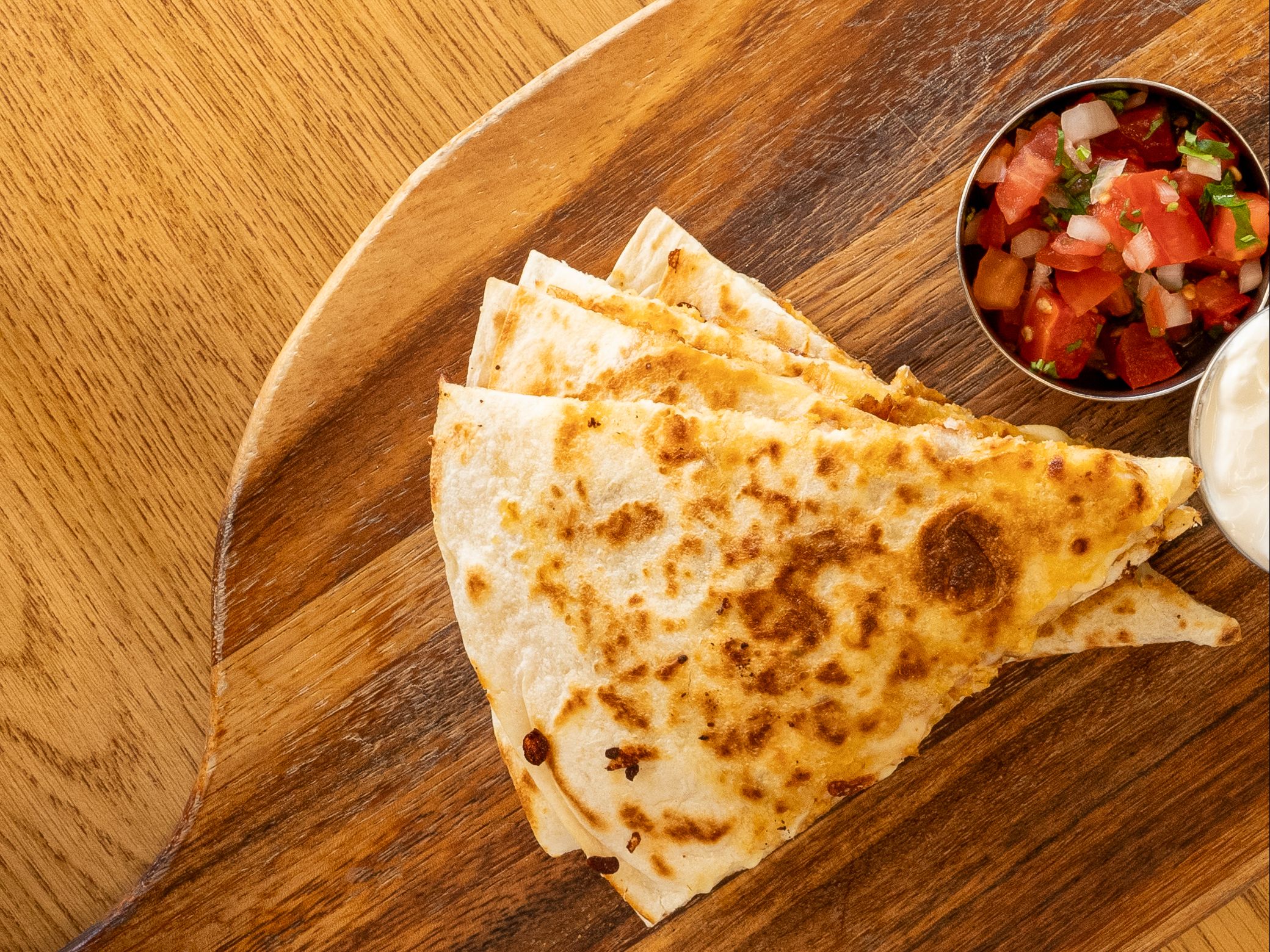 Chorizo Quesadilla.
