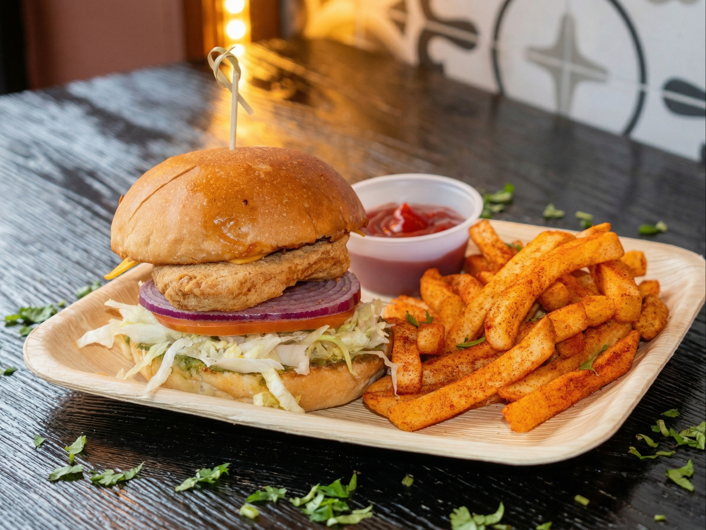 CHICKEN BURGER