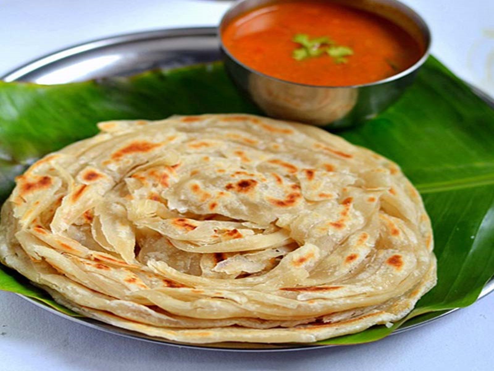 Malabar Parotta With Veg Kurma 2pc