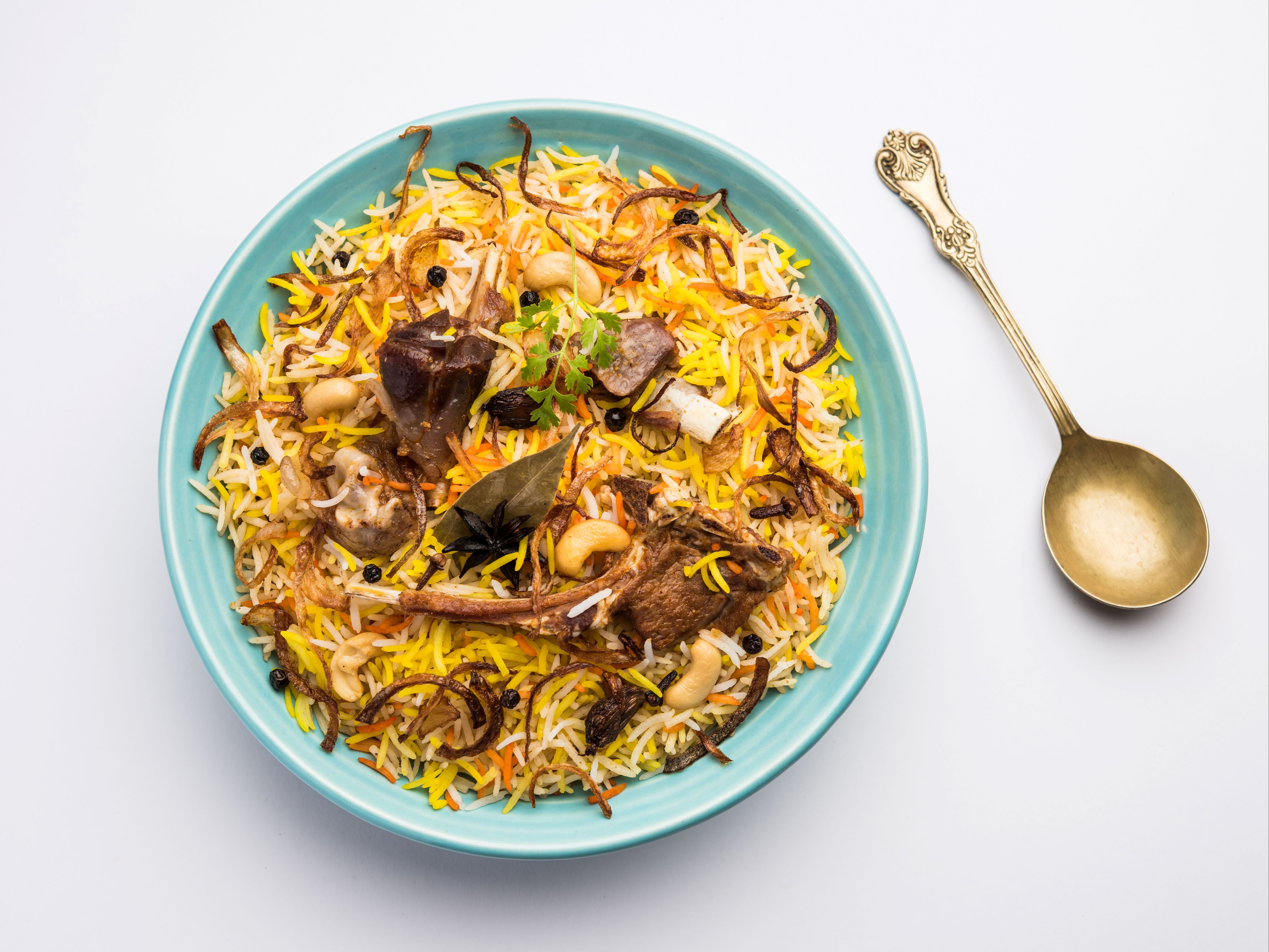 Goat Biryani.