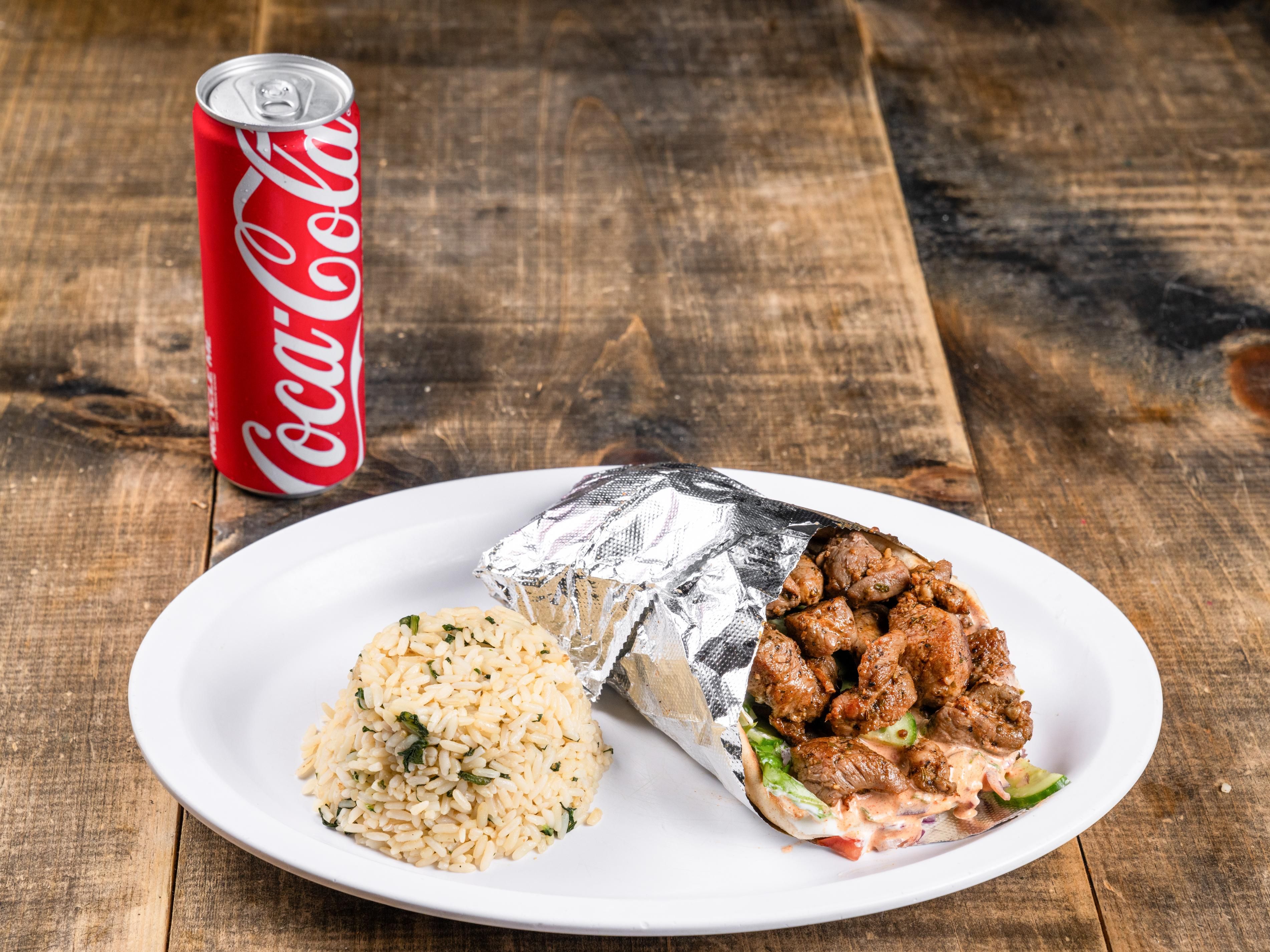 Spicy Souvlaki Combo.