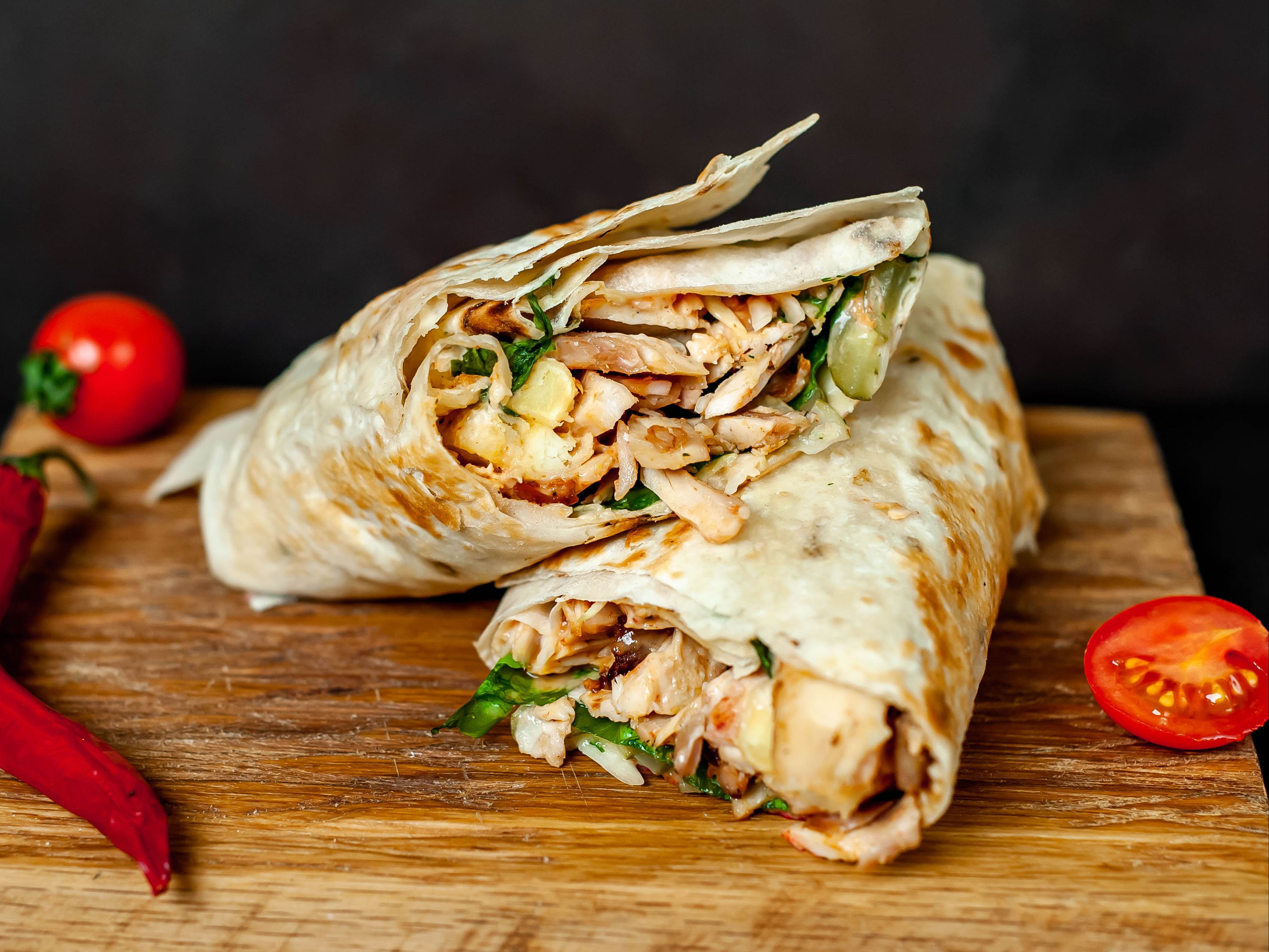 Mozzarella Chicken Wrap.