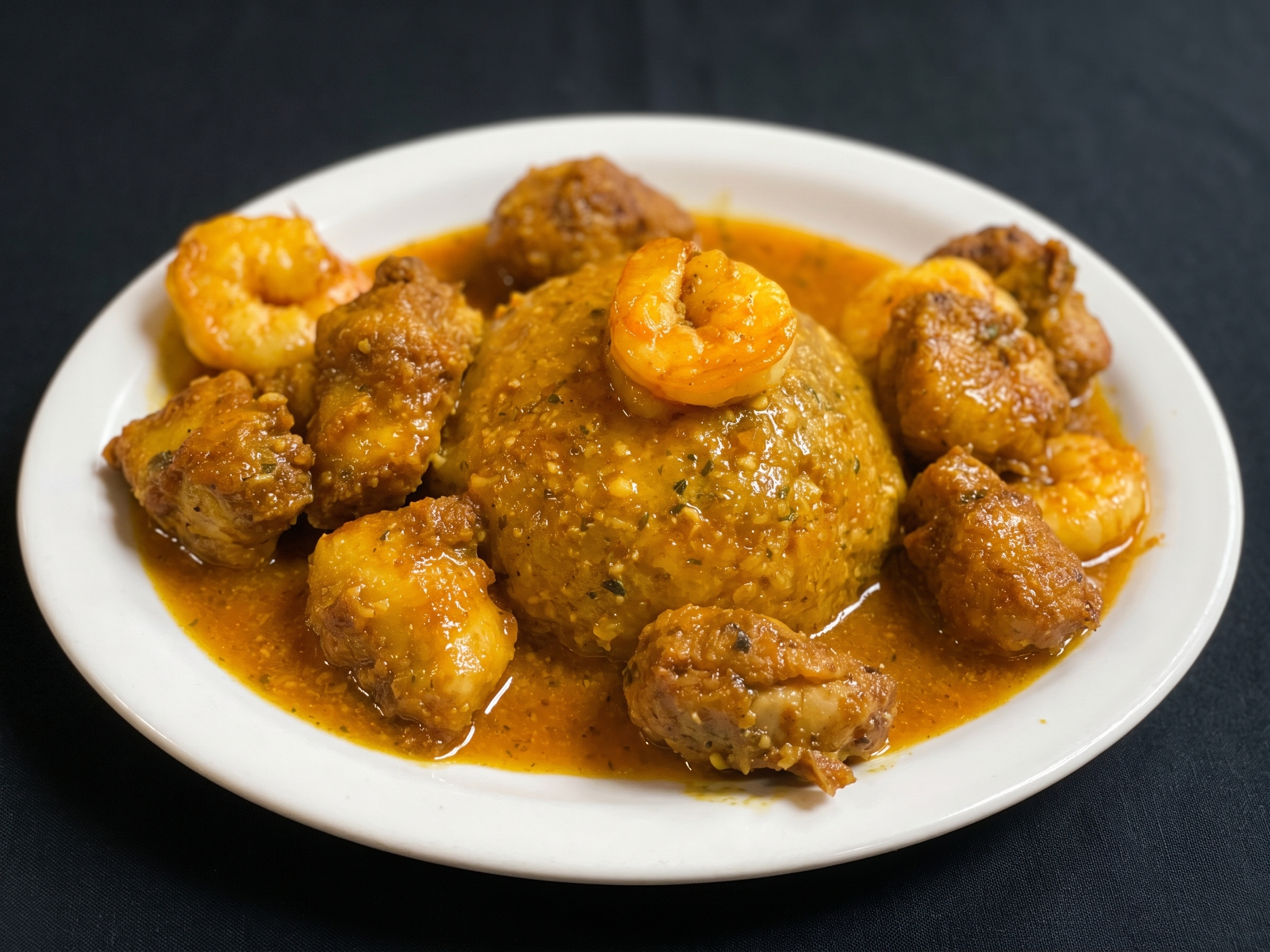 Mofongo Mar y Tierra.