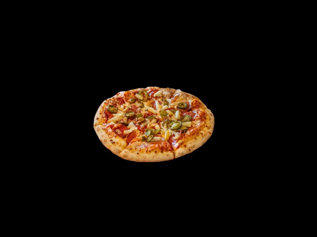 14" Sweet & Spicy Pizza.