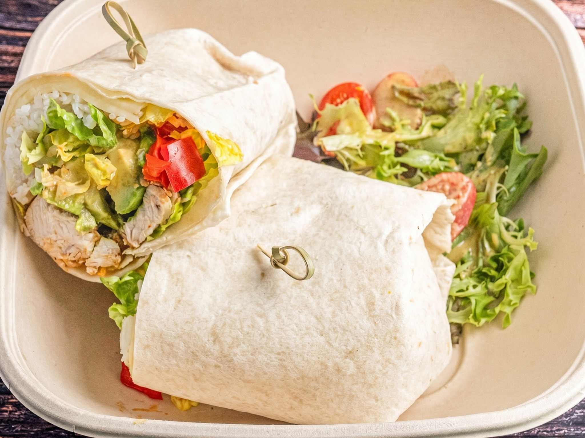 Chicken Avocado Wrap.