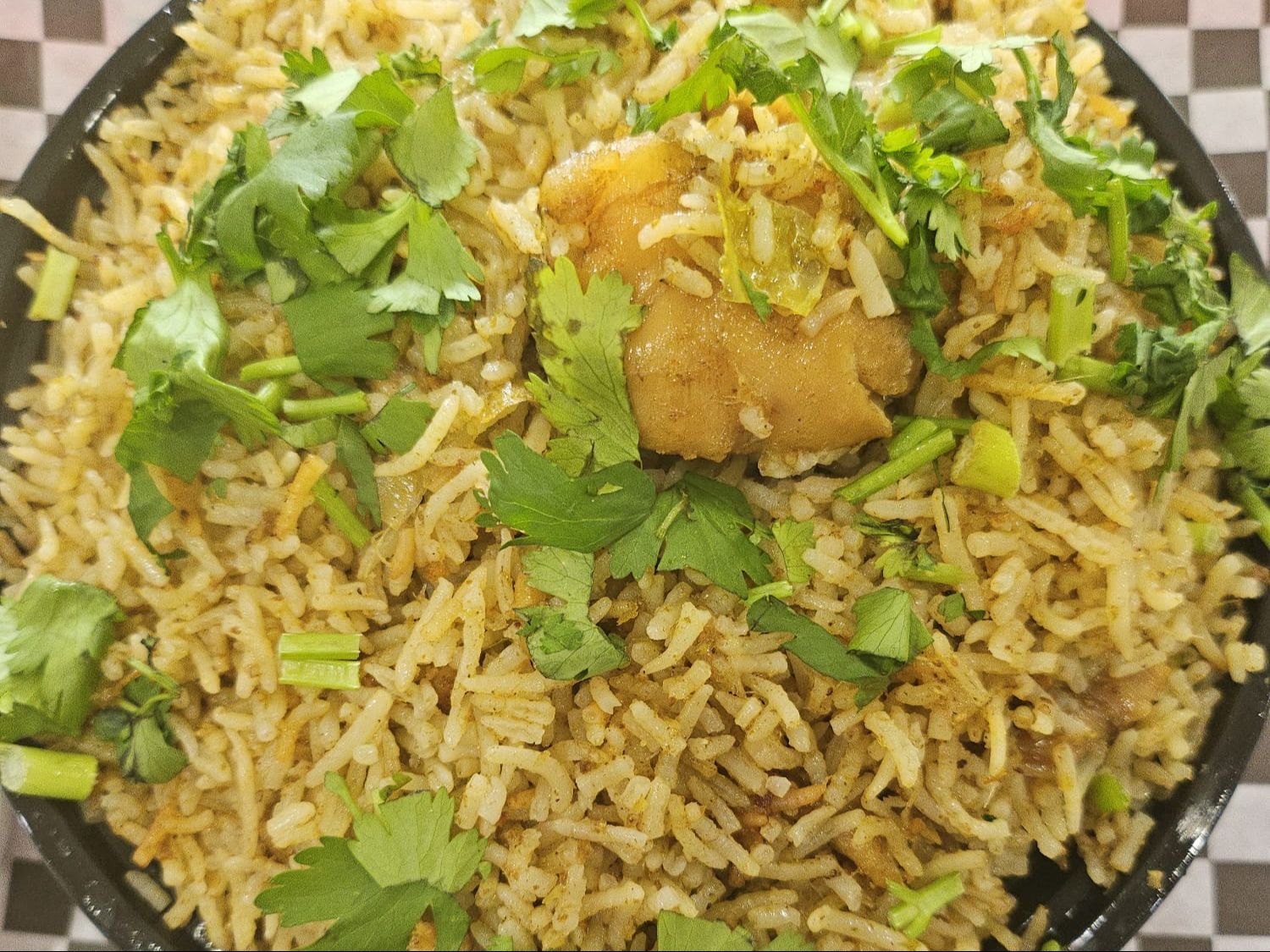 Pachi Mirchi Chicken Pulav.