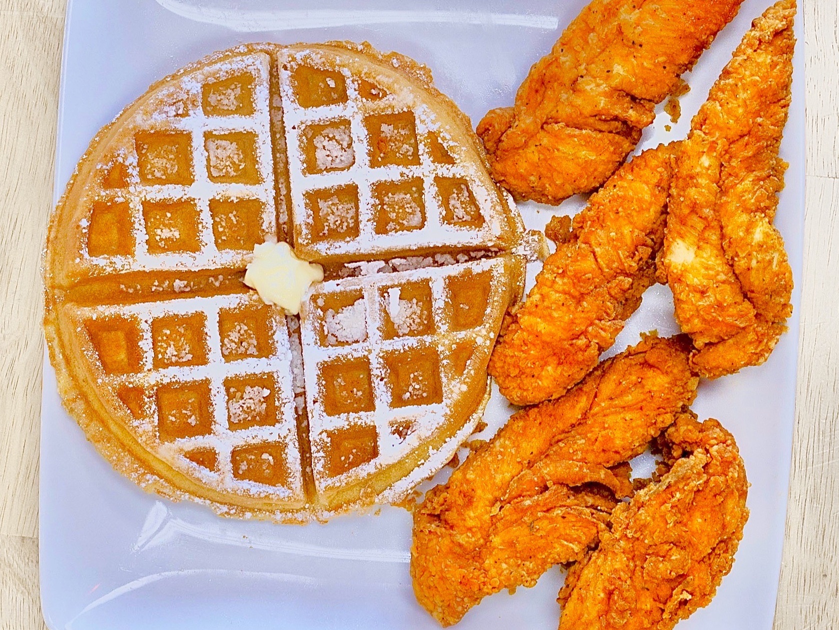15 Tenders 3 Waffles.