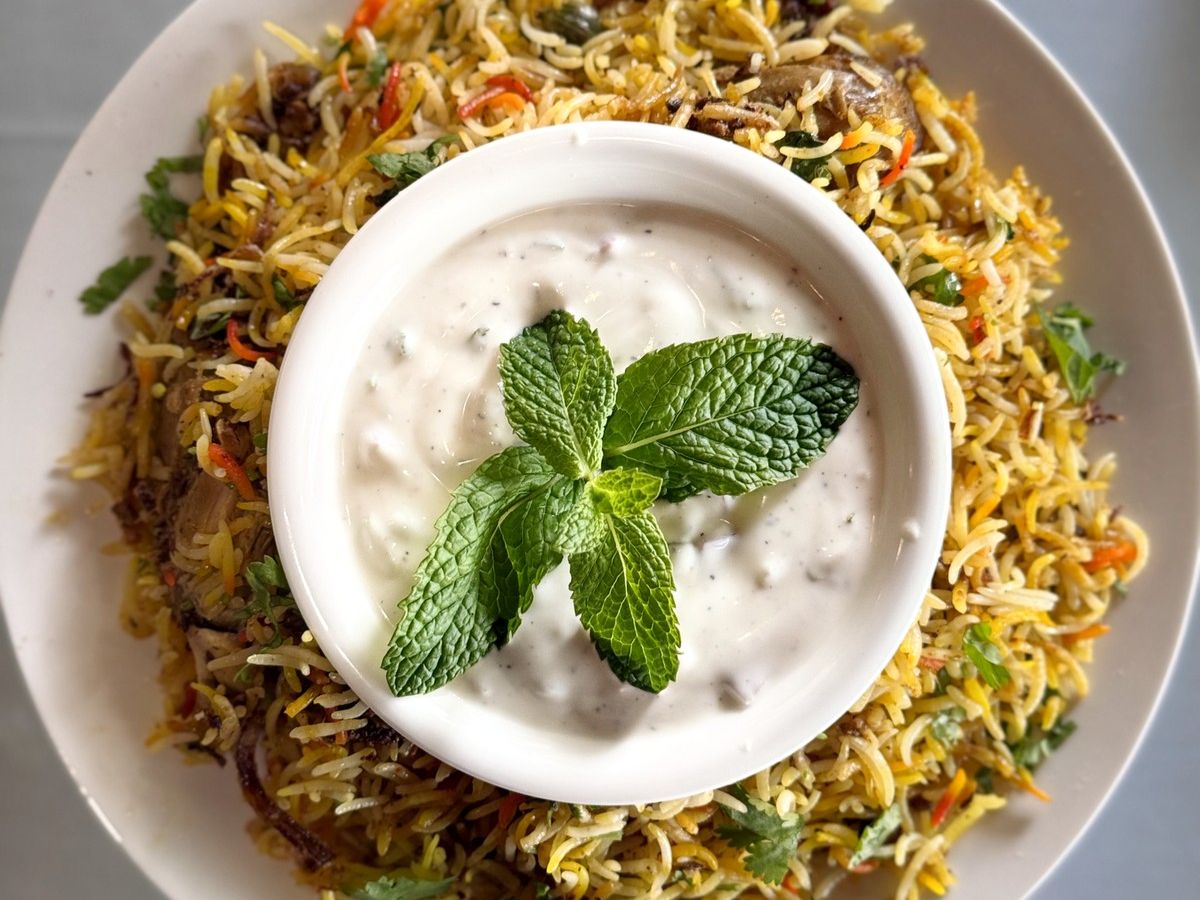 Veg Biryani.