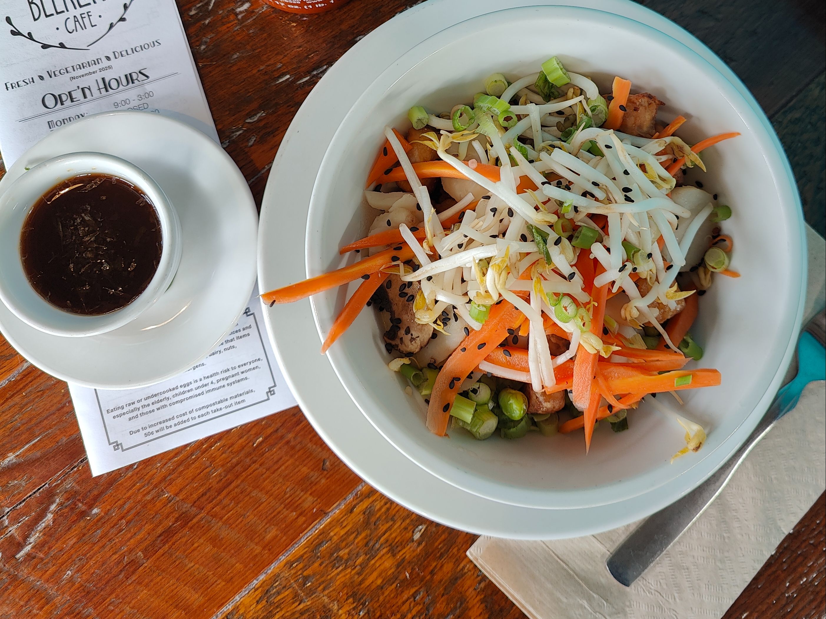 Ponzu Tofu Bowl (V, GF).