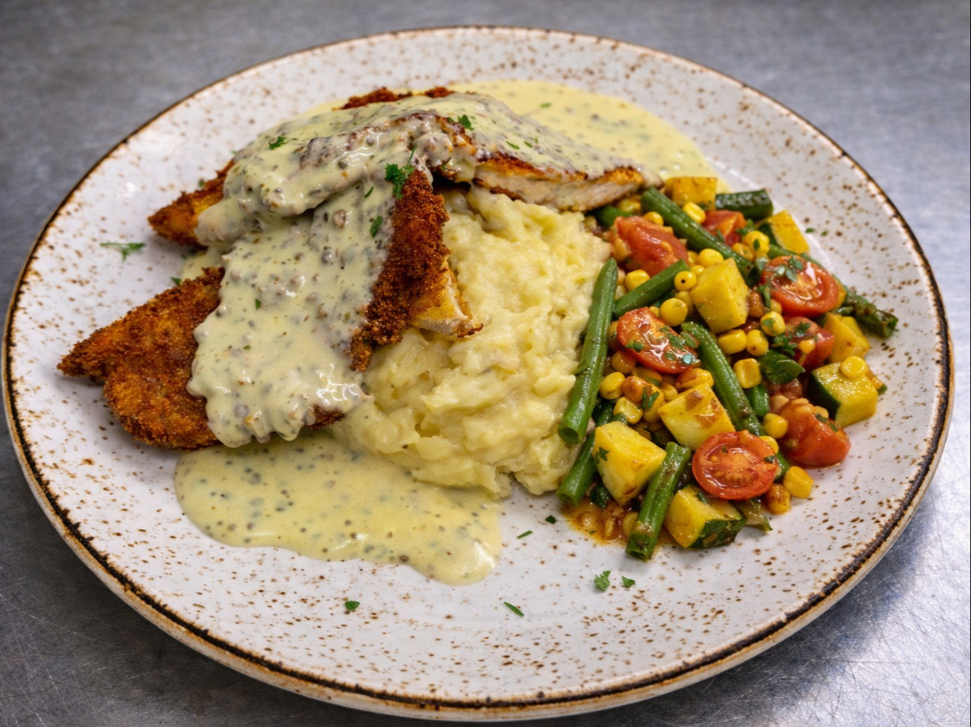 (For 4) Chicken Schnitzel/togo