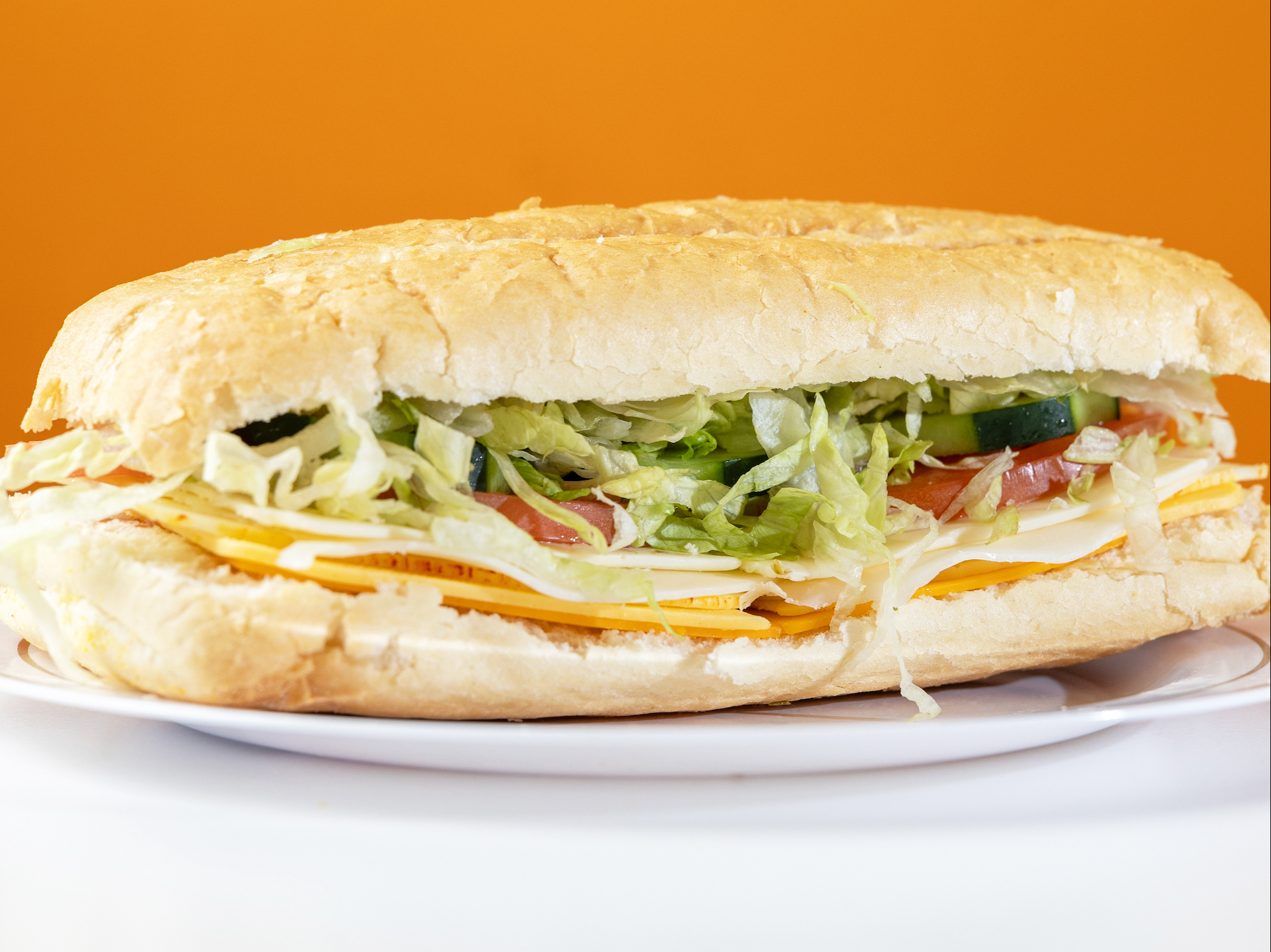 16. Assorted Cheese Sub.