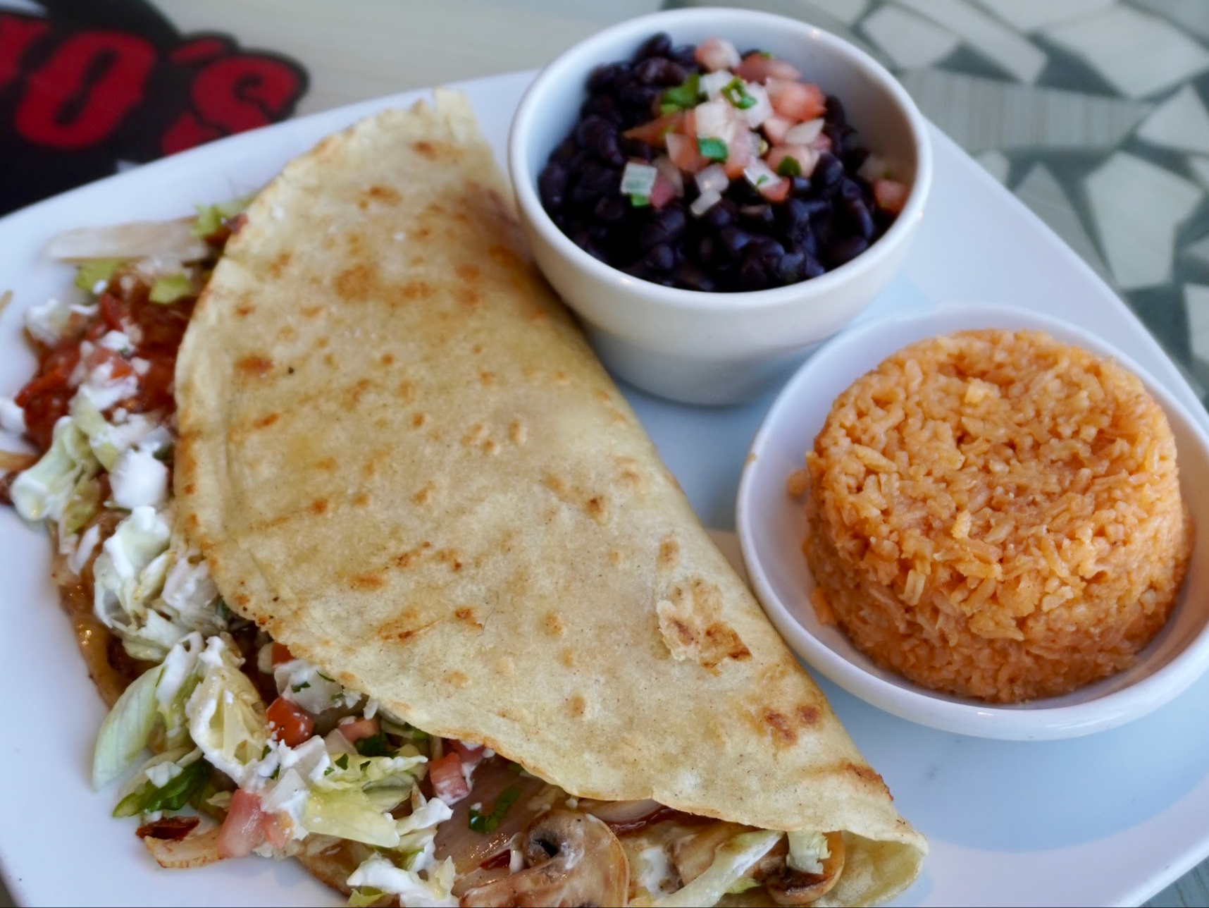 Quesadilla de Hongos