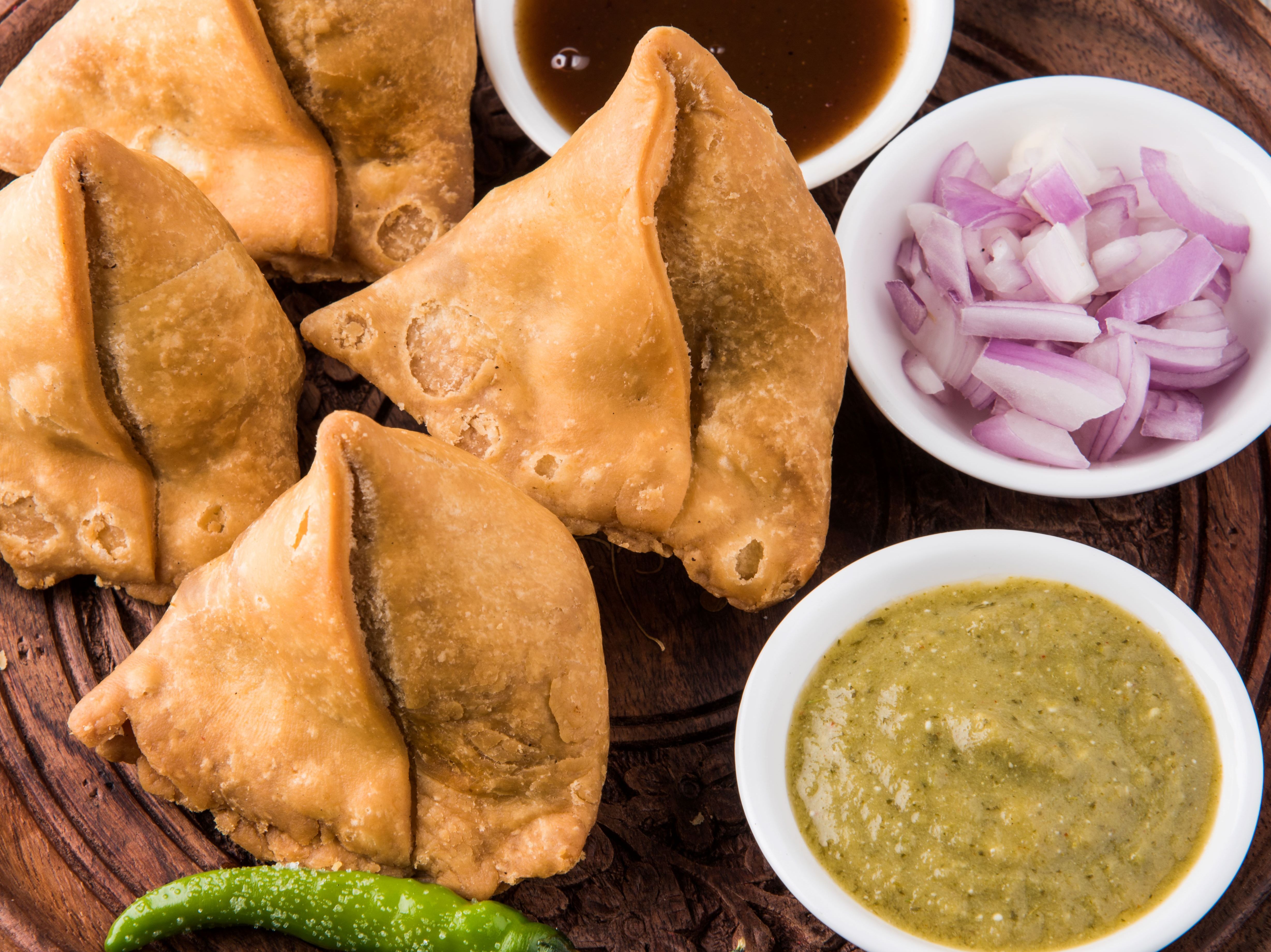Lamb Samosa.