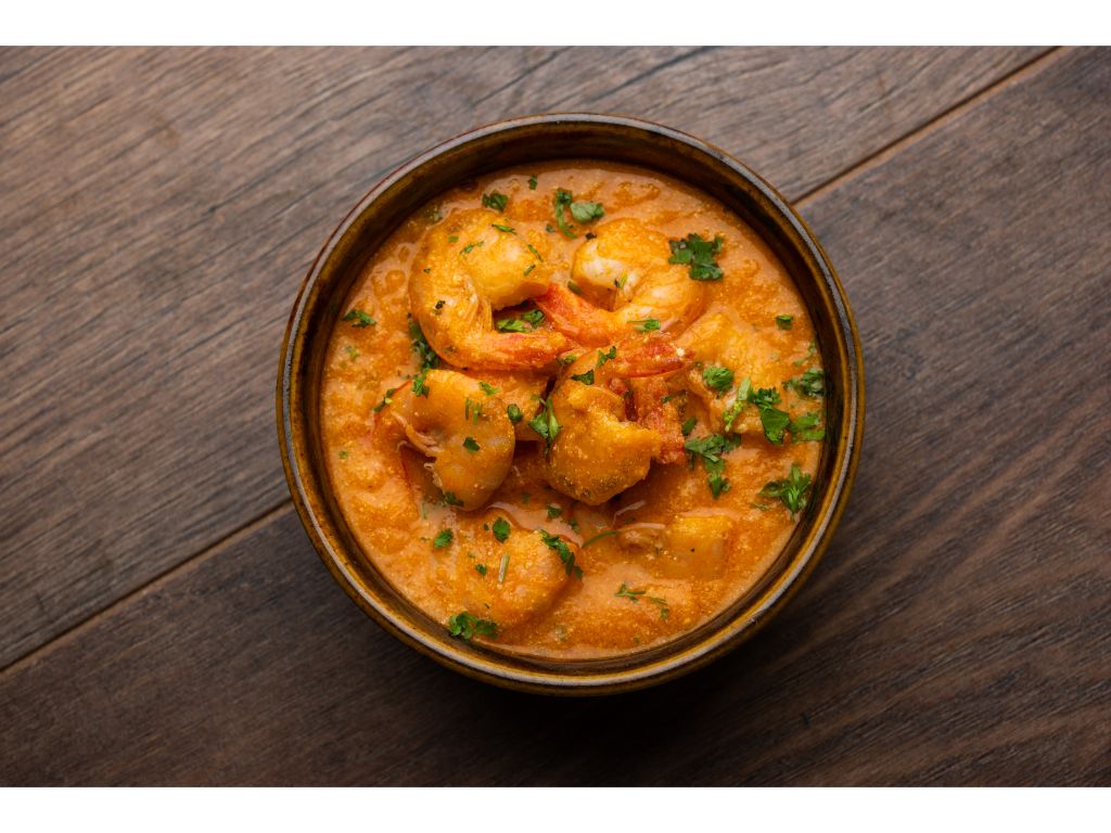 Shrimp Vindaloo.
