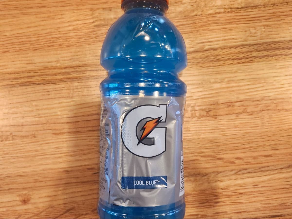 Gatorade Cool Blue.