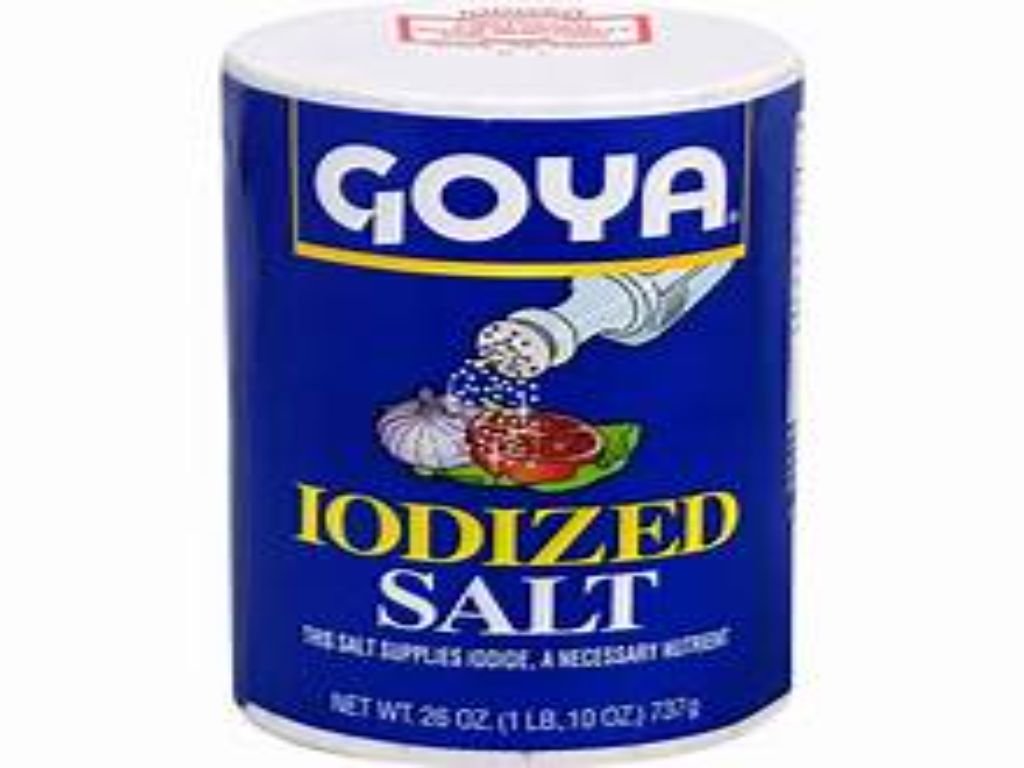 Goya Iodized Salt 1lb.