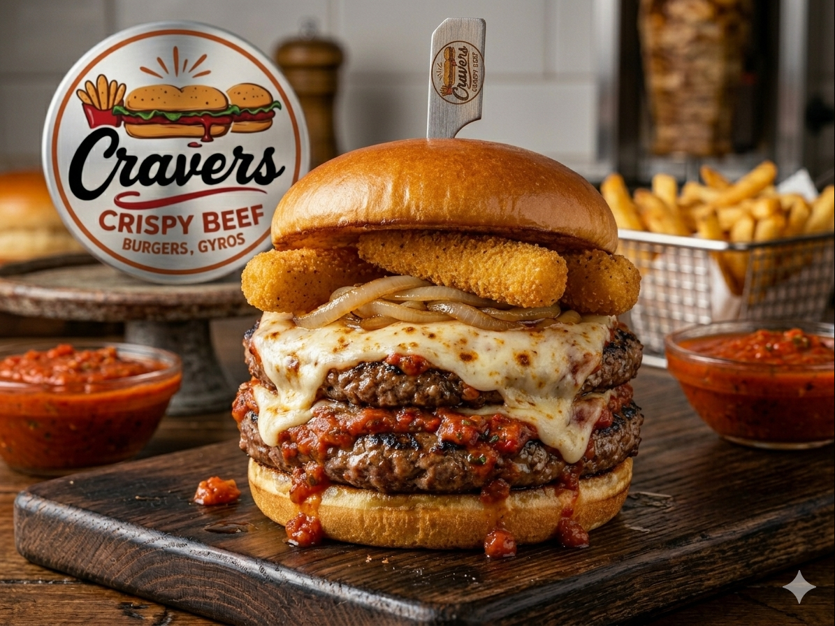 Porter Burger Double Patty.