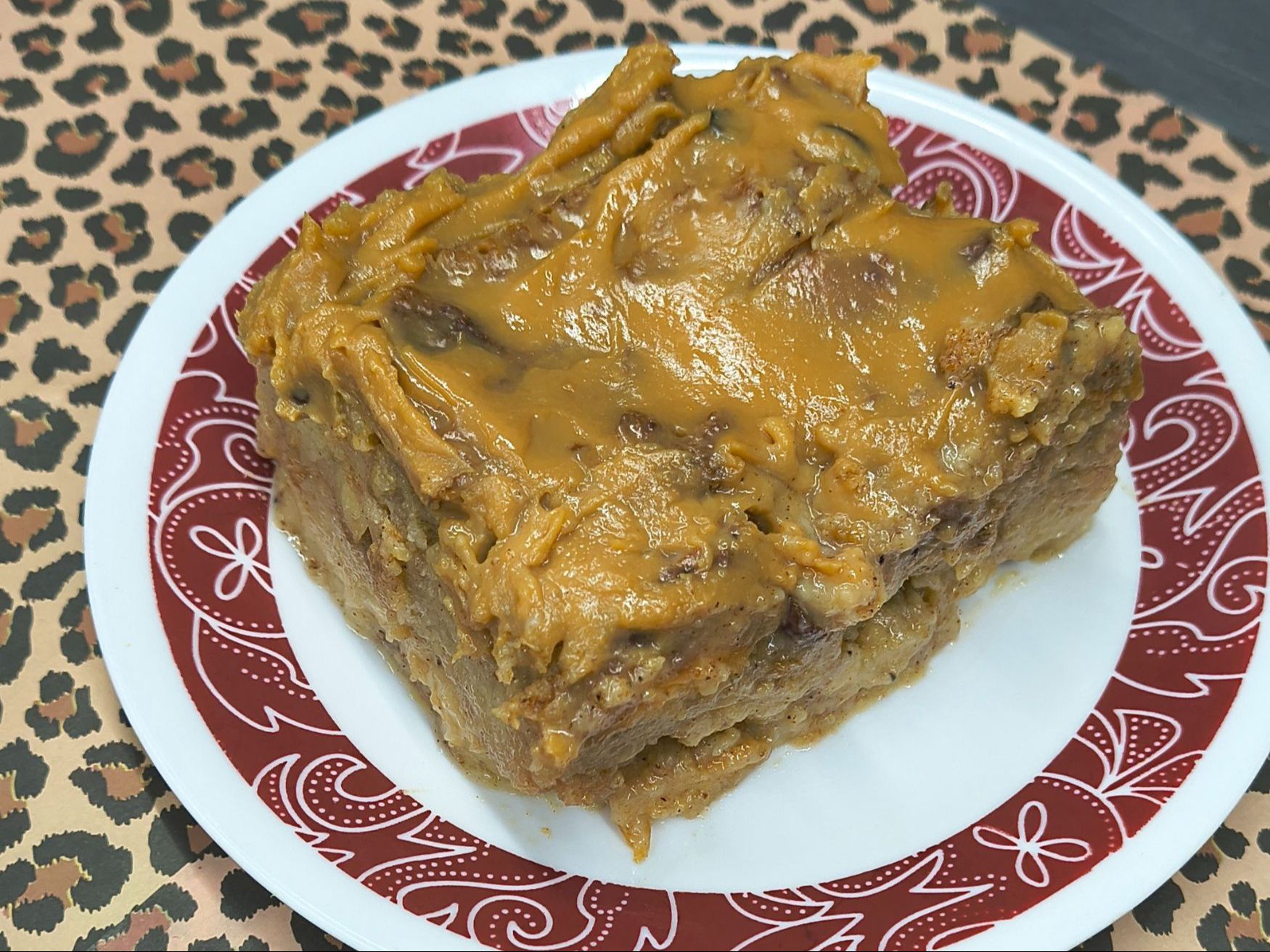 Aunt Gail’s Bread Pudding.