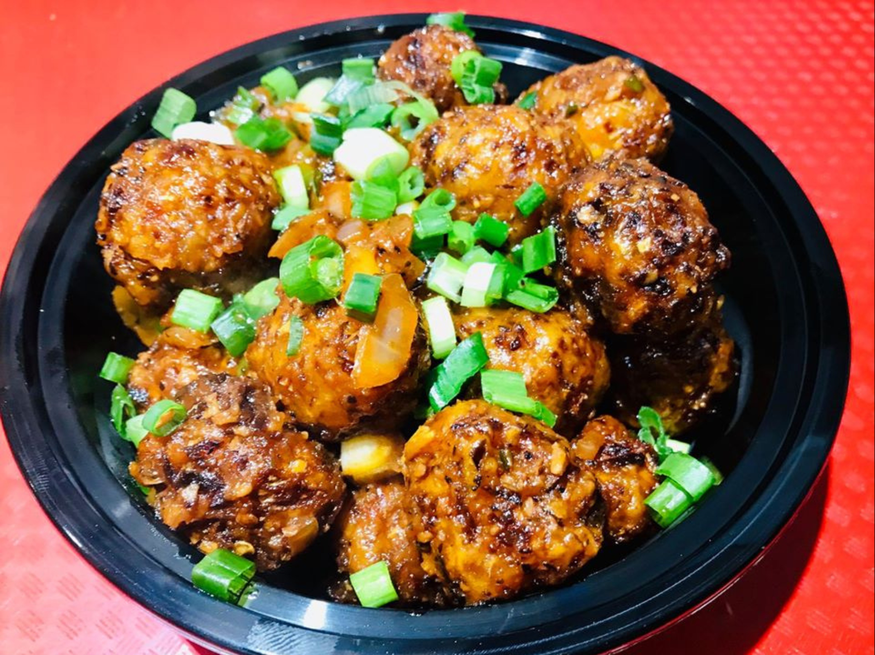 Veg Manchurian.