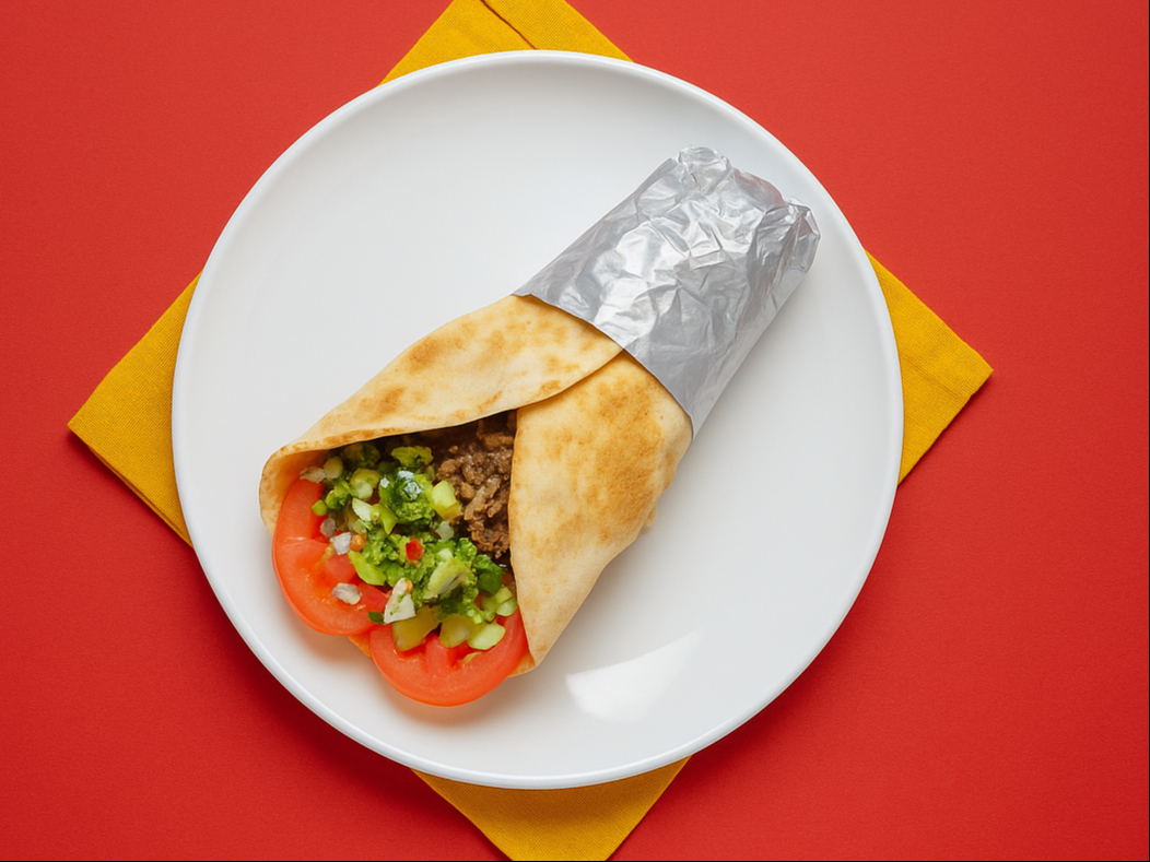 BEEF Pita Shawarma.