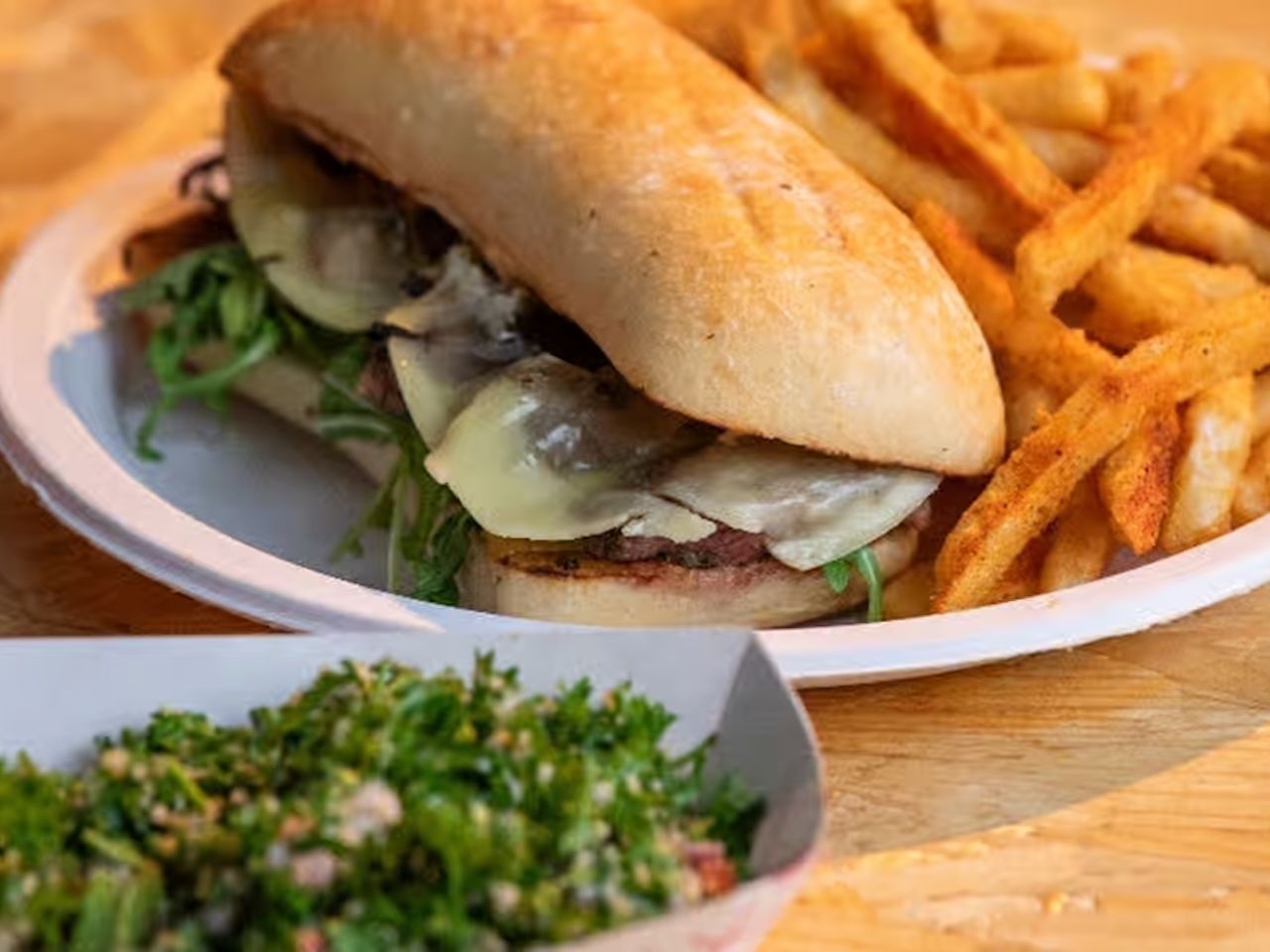 Chimichurri Skirt Steak Sandwich