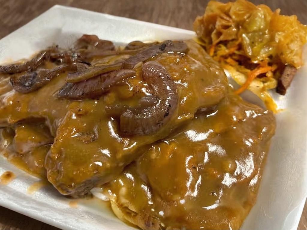 Smothered Pork Chop Dinner